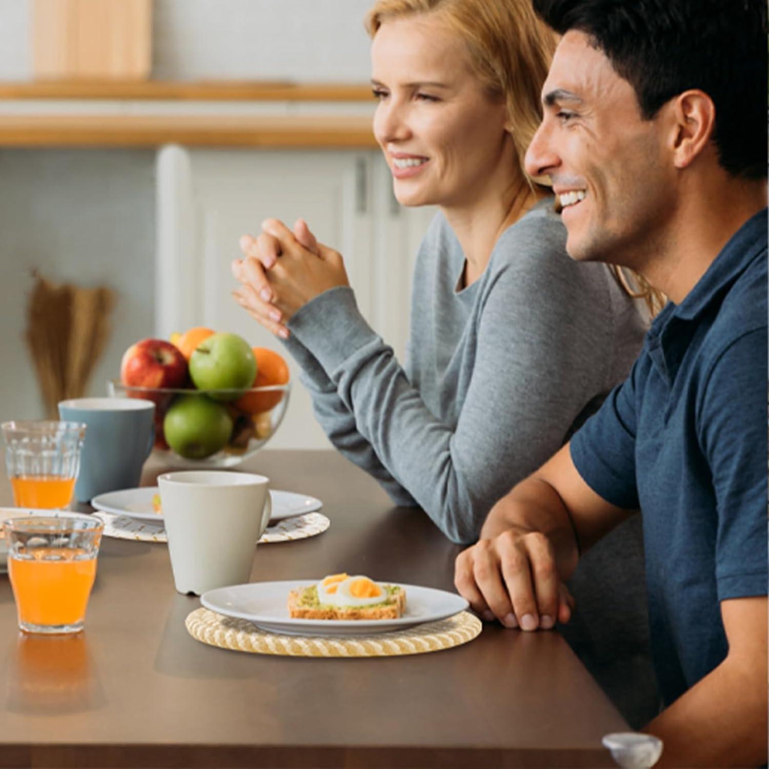 Trivetes para Platos Calientes Washsh 17.8 cm Algodón 4 Pcs