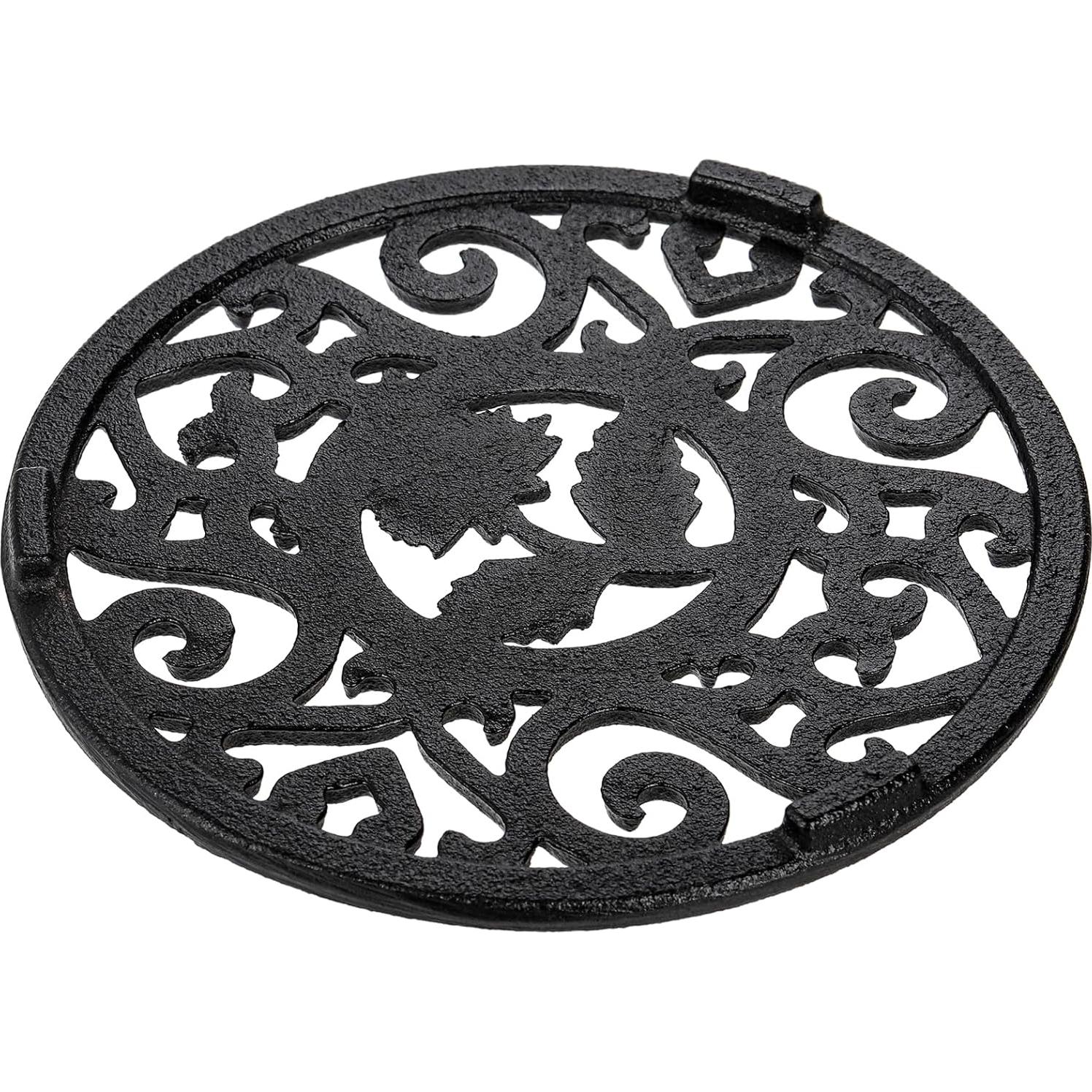 Soporte de Hierro Fundido Coloch 2 Piezas 11.7 cm Negro