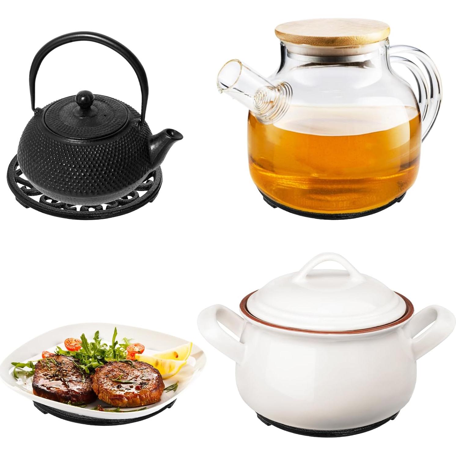 Soporte de Hierro Fundido Coloch 2 Piezas 11.7 cm Negro