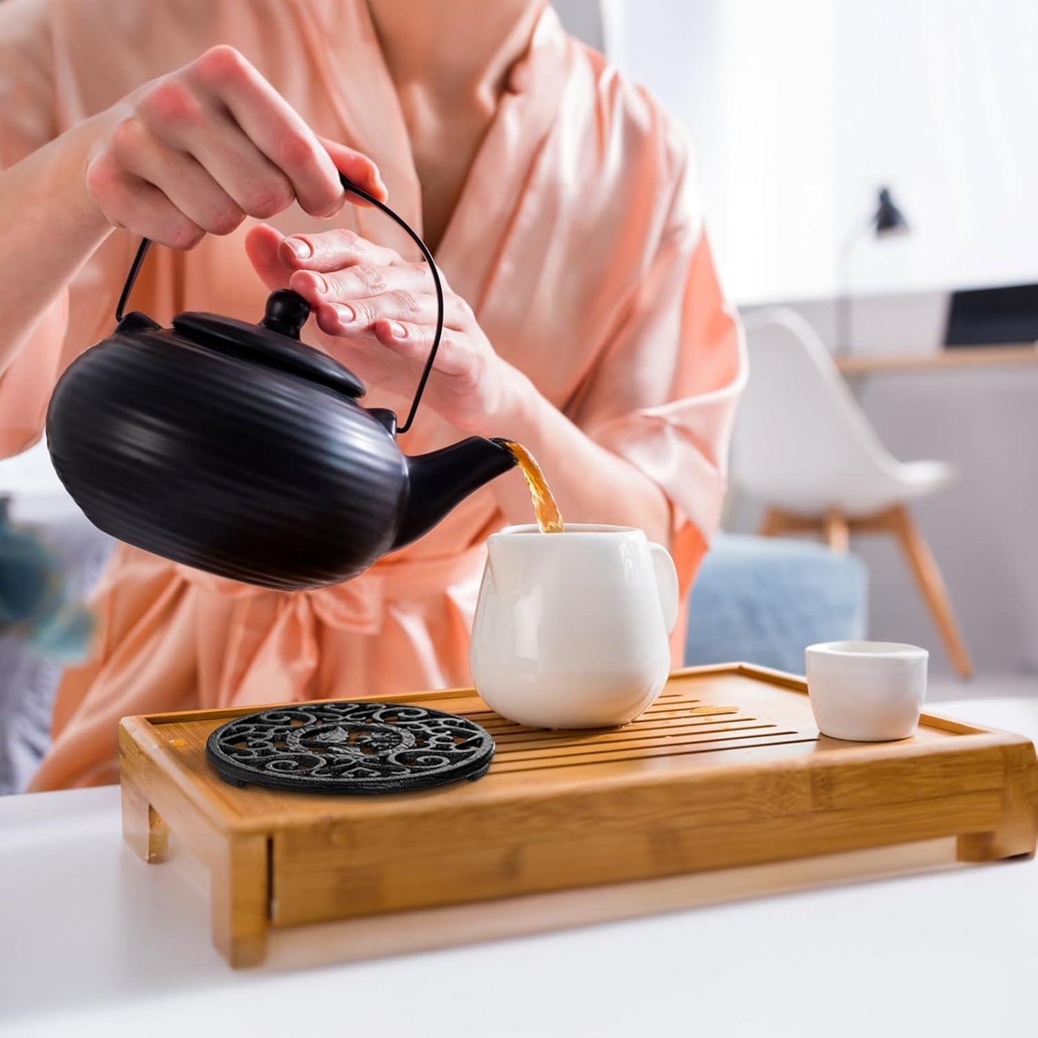 Soporte de Hierro Fundido Coloch 2 Piezas 11.7 cm Negro