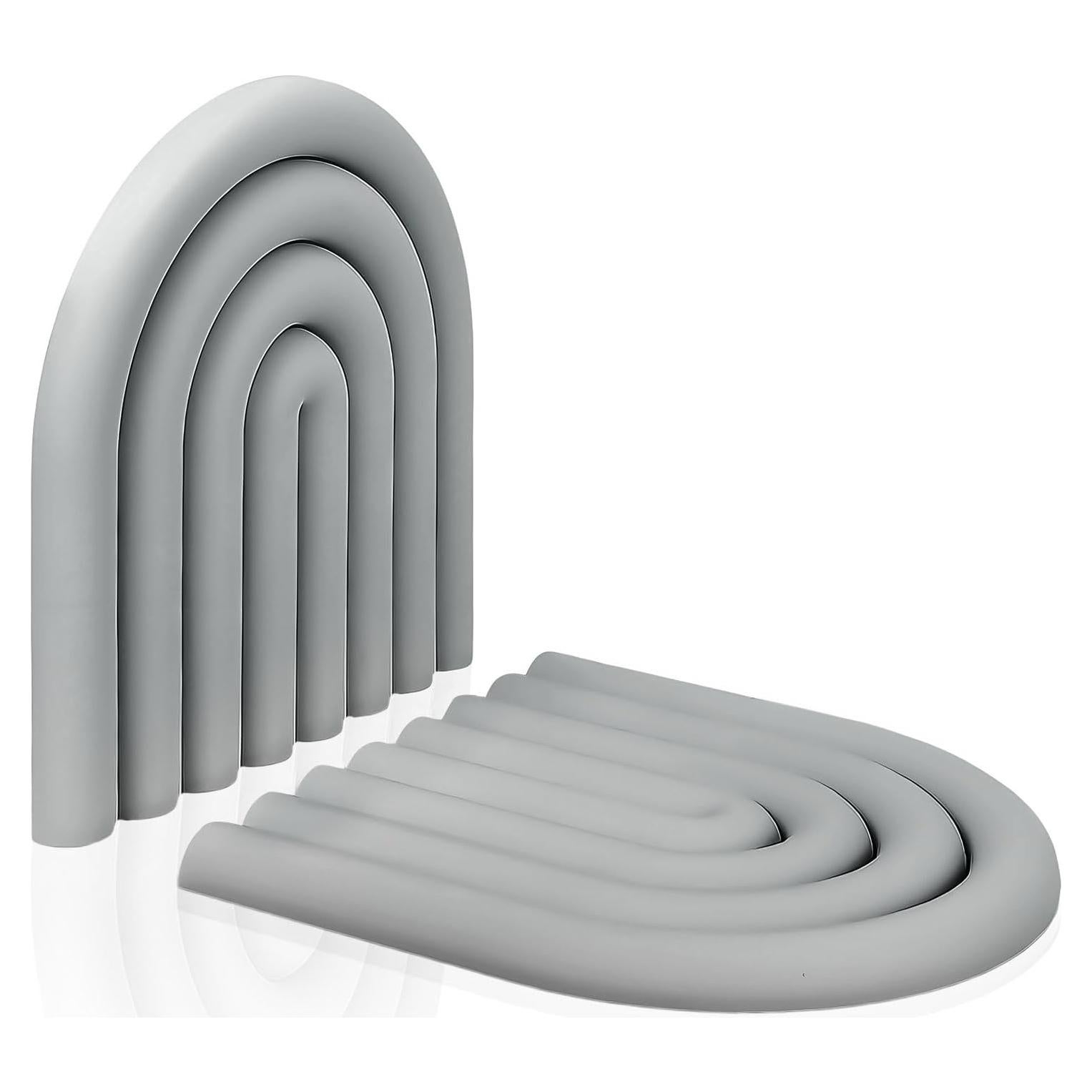 Trivets de Silicona CAMENDE - 2 Unidades Antideslizantes Gris