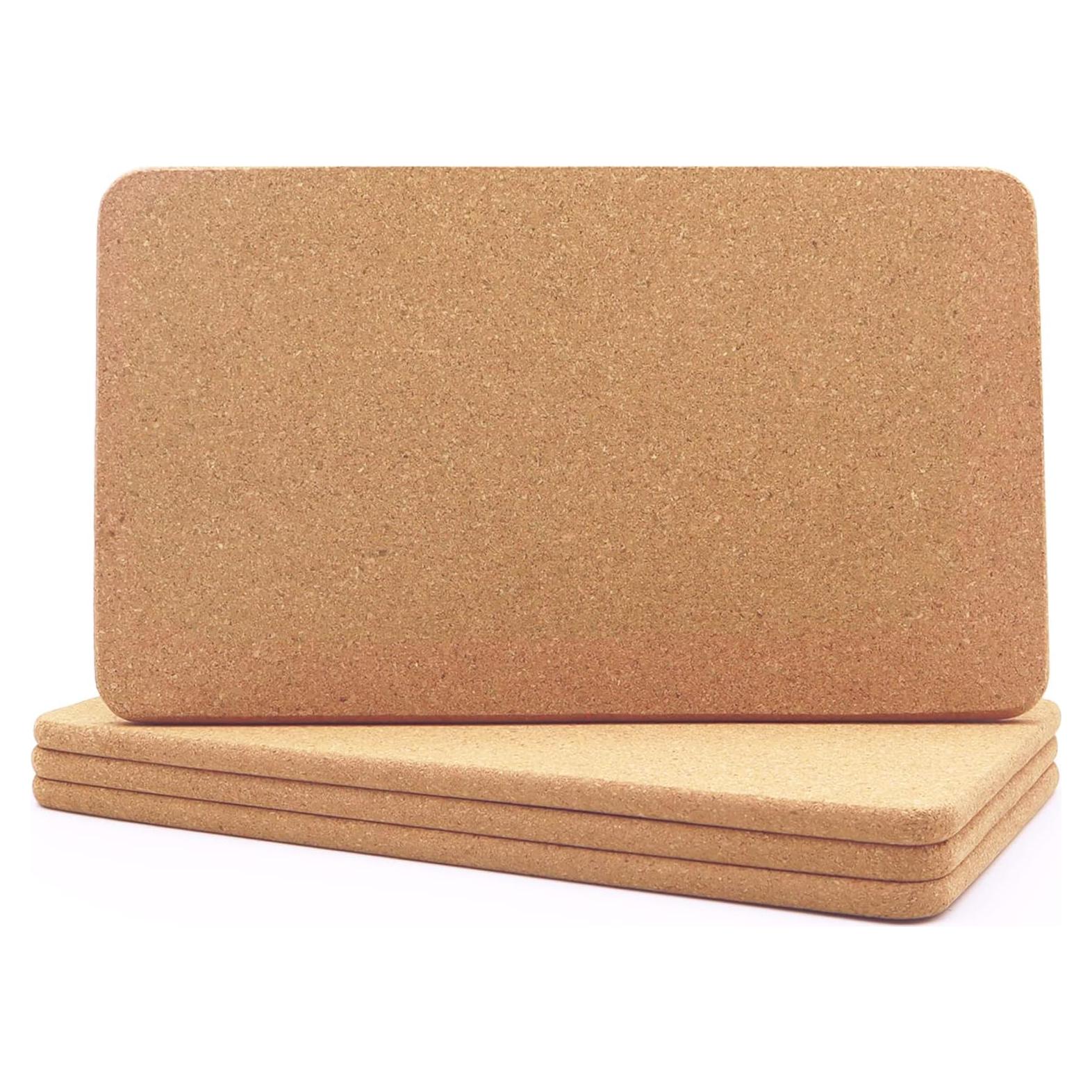 Trivete de Corcho KITLAB 4 Pcs 30.5 x 18 cm Resistente al Calor