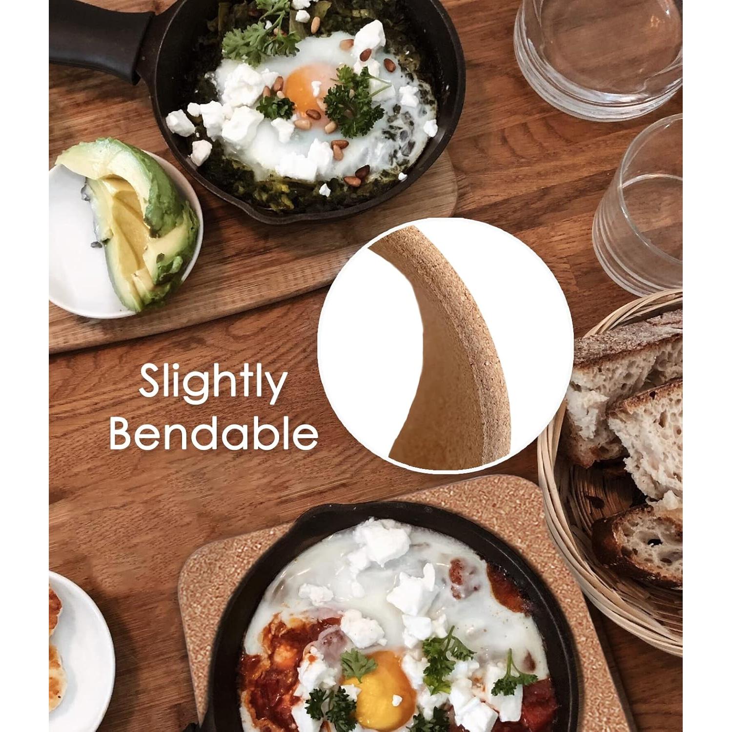 Trivete de Corcho KITLAB 4 Pcs 30.5 x 18 cm Resistente al Calor