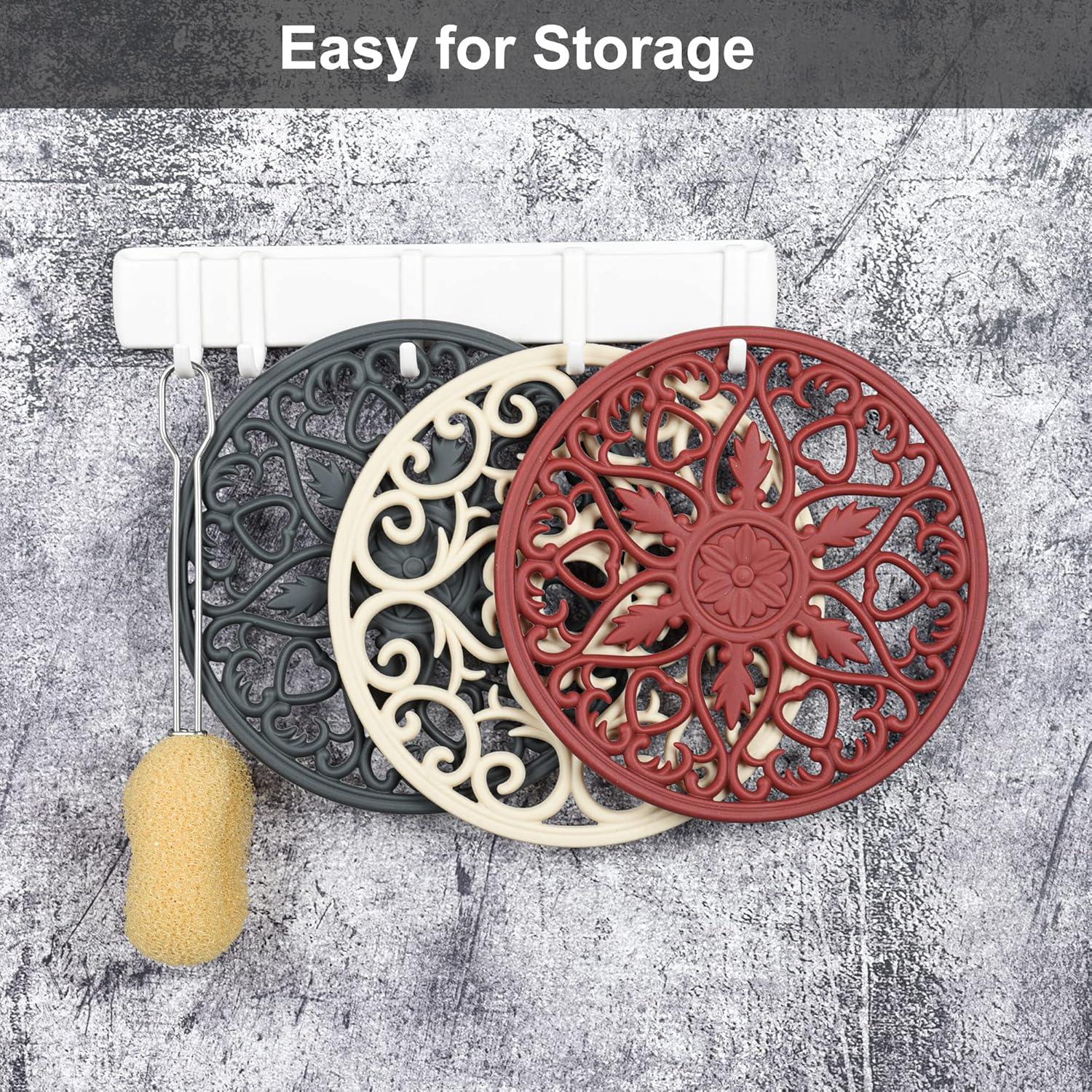 Set de 3 Alfombrillas de Silicona Antideslizantes SPUVGVC