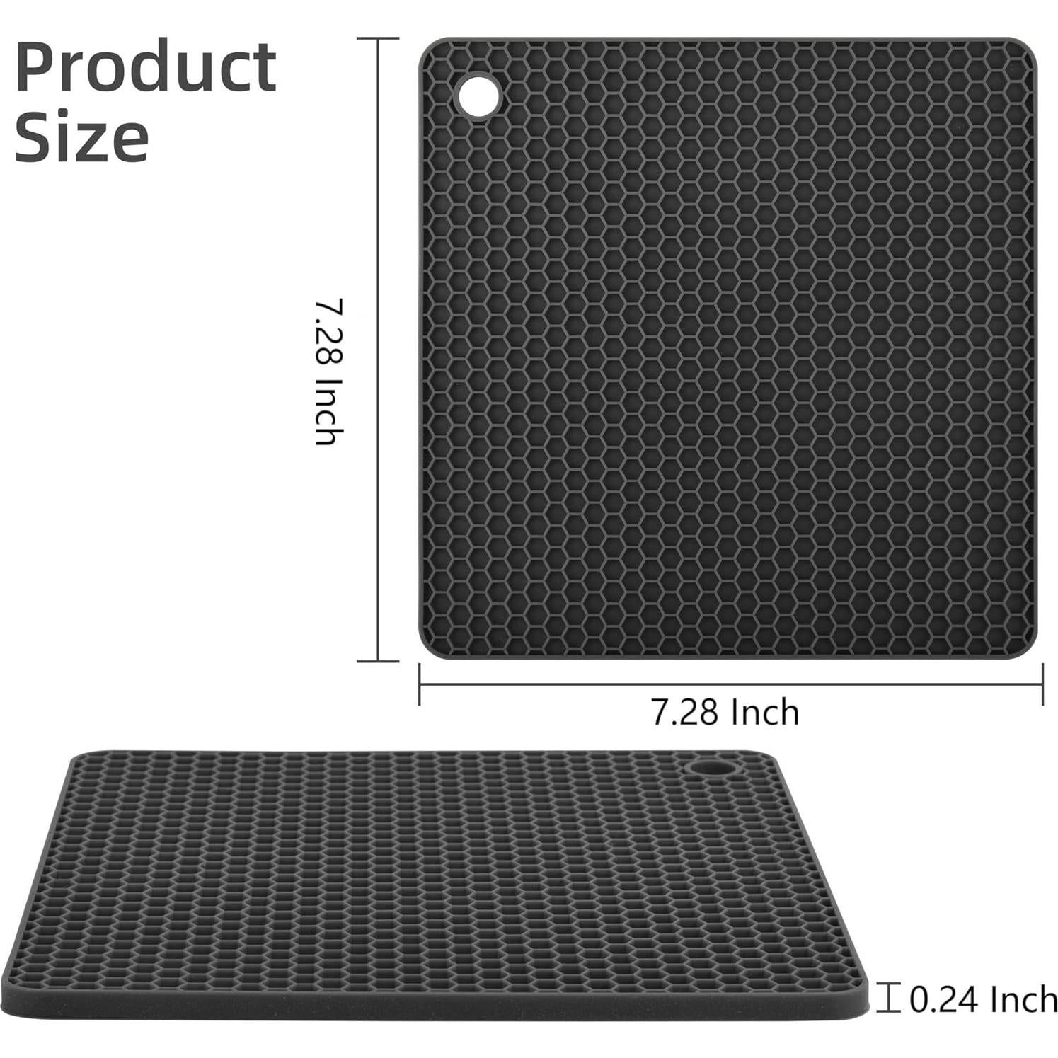 Mats de Silicona IFFMYJB 6 Piezas Antideslizantes 18.5cm