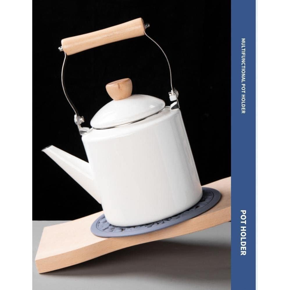 Trivetes de Silicona Smithcraft 20x20cm - Juego de 3 Negros