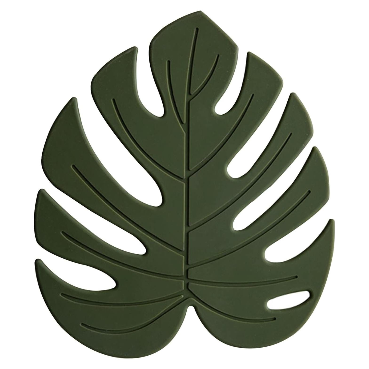 Juego de 2 Alfombrillas de Silicona Wonlex Monstera Grande