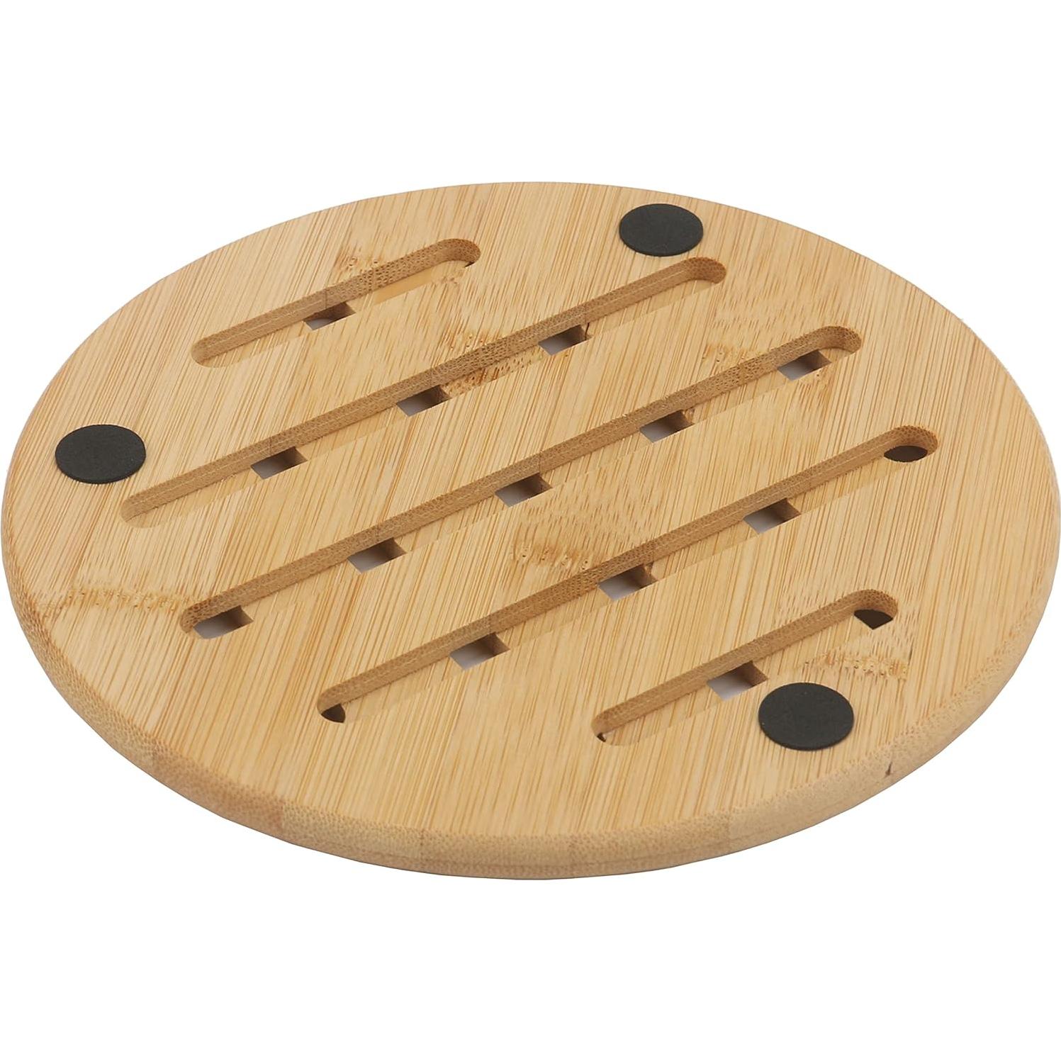 Juego de Alfombrillas de Bambú Natural CHUNHUI 6 Piezas