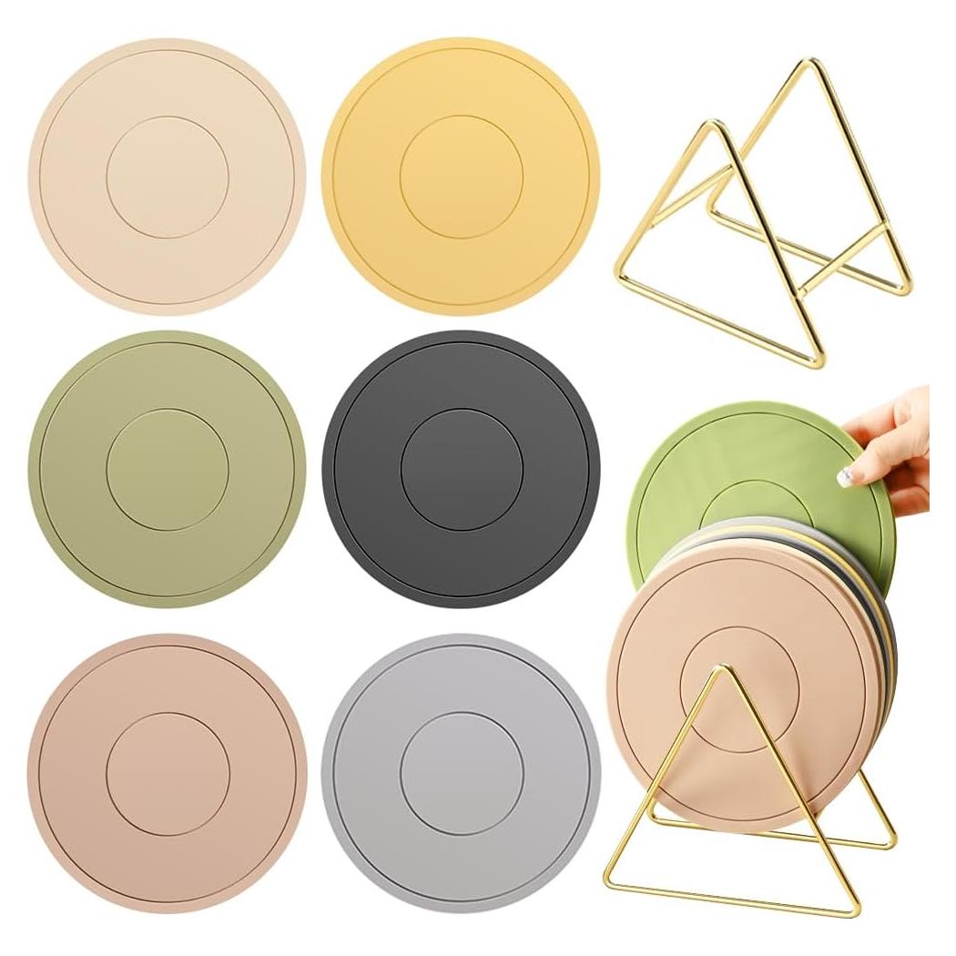 Soportes para Ollas H&W de Silicona Antideslizantes 6 Pcs