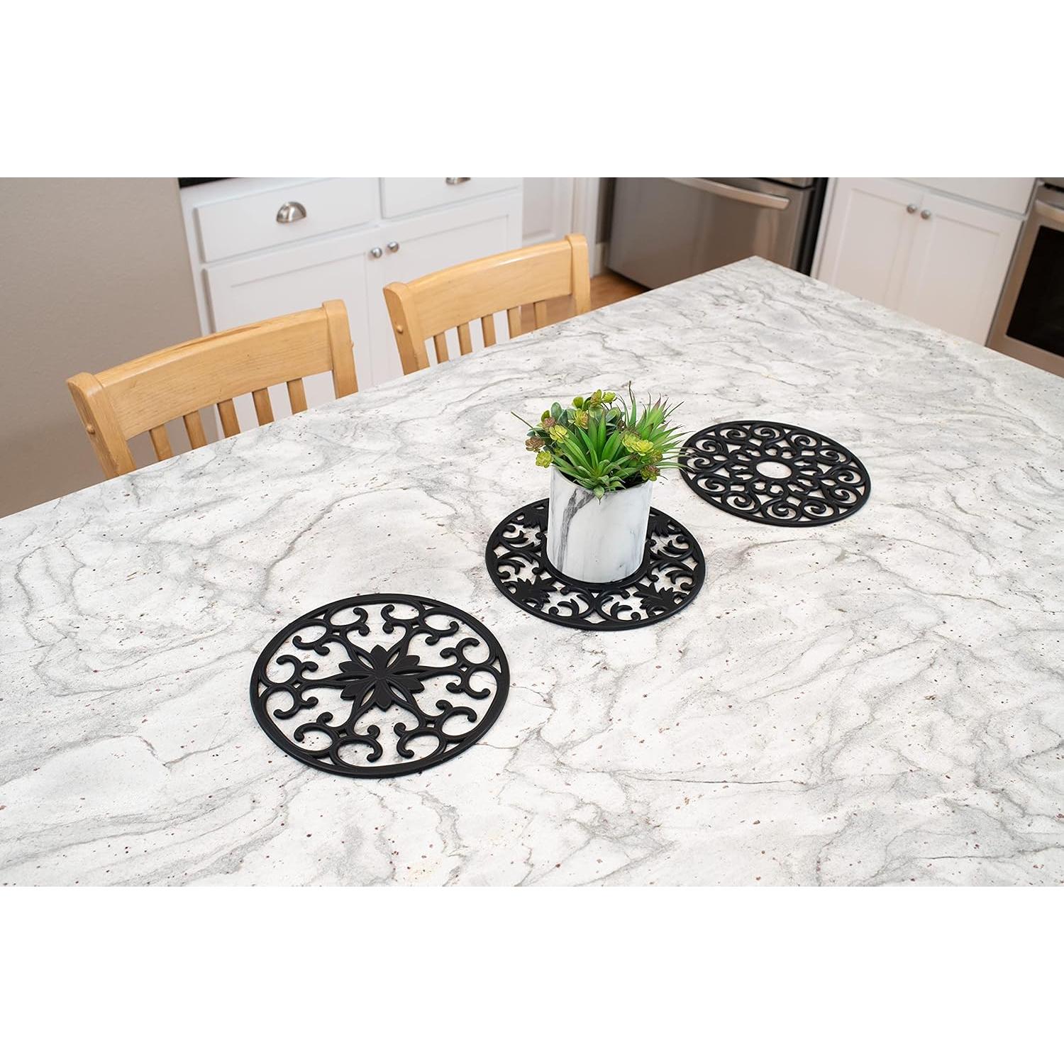 Trivets de Silicona GASARÉ Extra Grande 25.4 cm Juego de 3