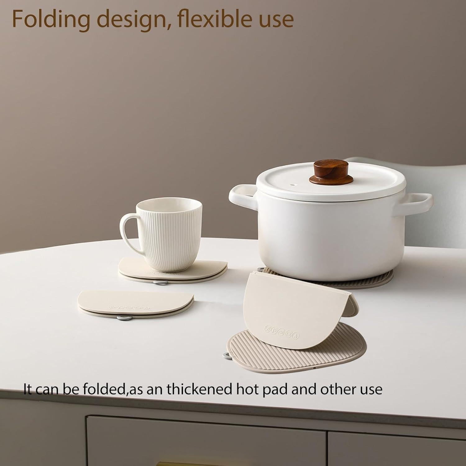 Alfombrilla de Silicona Antideslizante HXTDZSWHE 17.8x15cm 2 Piezas