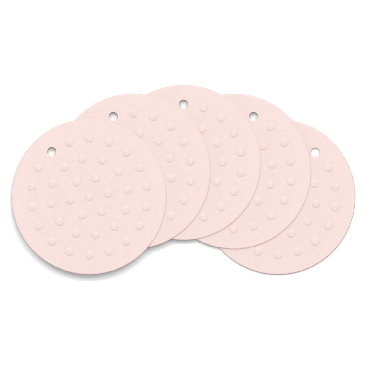 Alfombrillas de Silicona Antideslizantes para Ollas - Paquete de 5