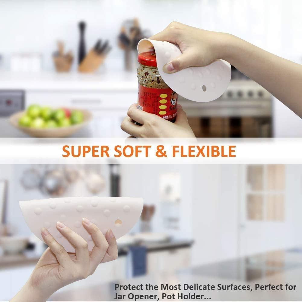 Alfombrillas de Silicona Antideslizantes para Ollas - Paquete de 5