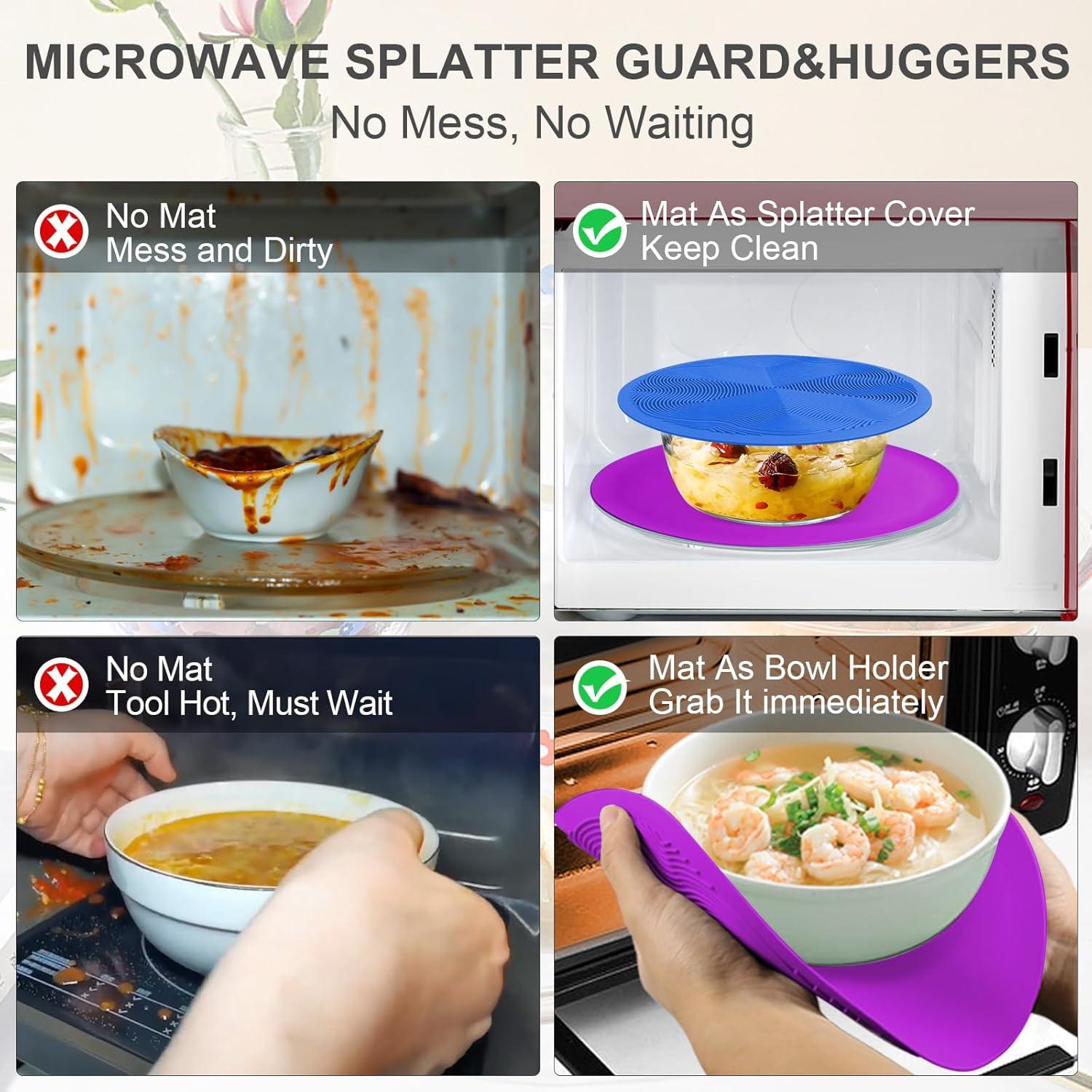 KooMall Alfombrilla Multiusos Silicona 5 Piezas 30 cm a 10 cm