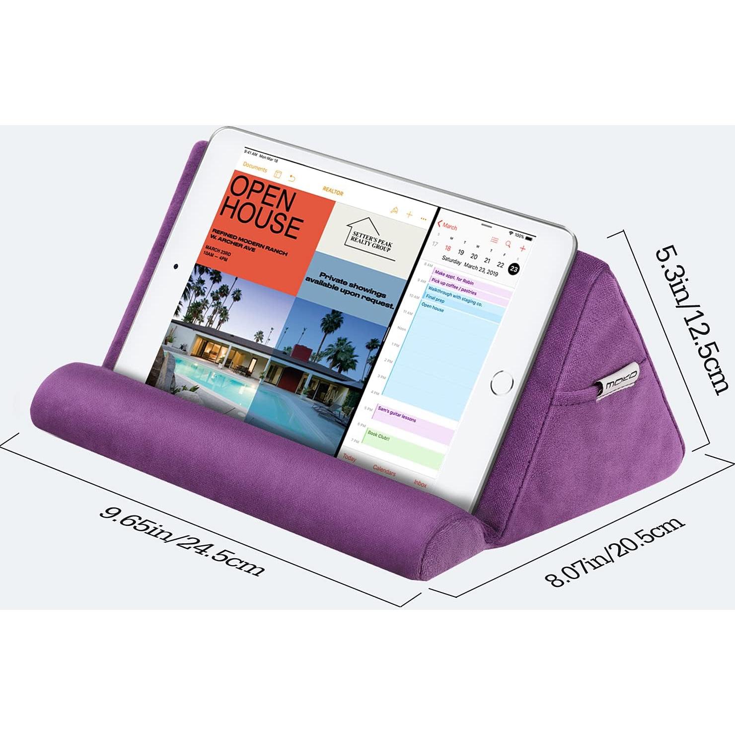 Soporte de almohada para tablet MoKo - Compatible hasta 27.94 cm