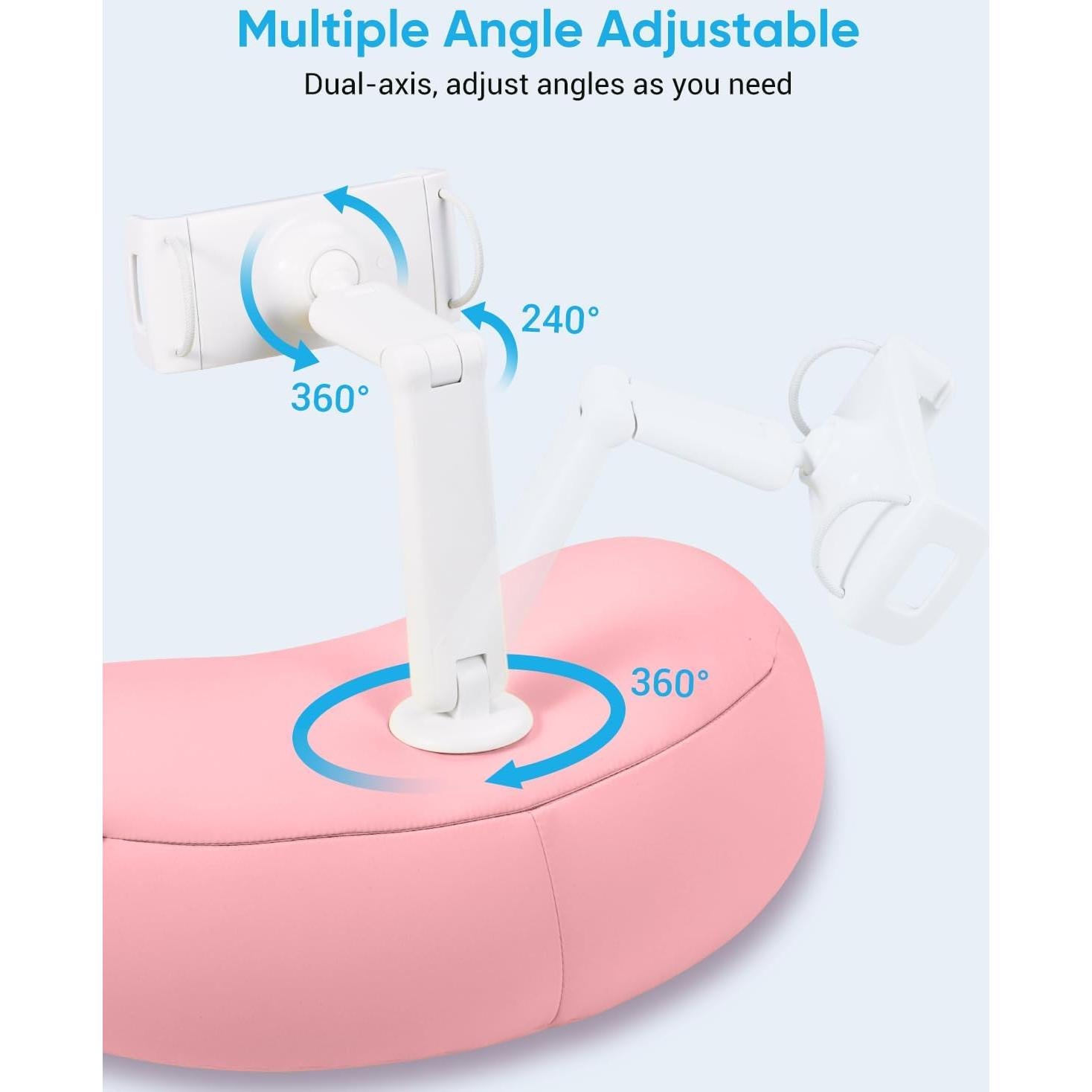 Soporte de Almohada NEARPOW para Tabletas 11.9-39.4 cm Rosa