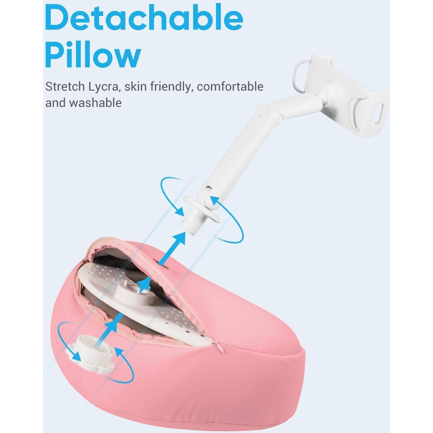 Soporte de Almohada NEARPOW para Tabletas 11.9-39.4 cm Rosa