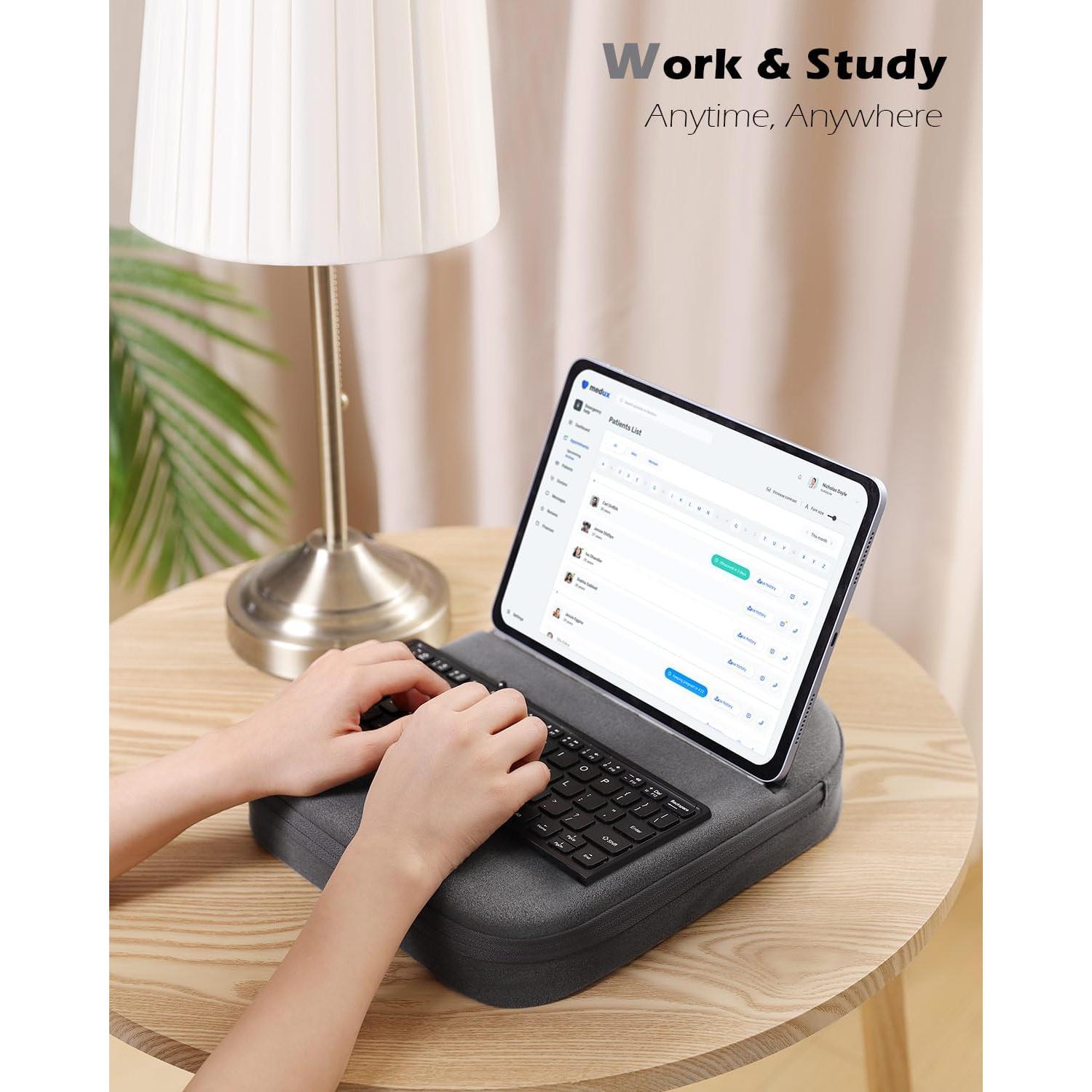 Soporte de Almohada para Tableta MoKo Gris - Ajustable 11"