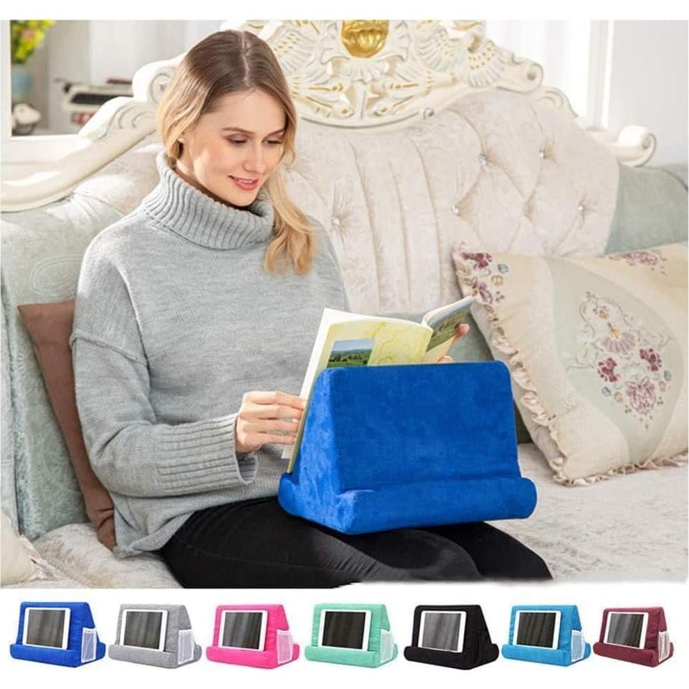 Cojín de Espuma Soporte para Tableta Fourd Azul 32.5x28.5cm