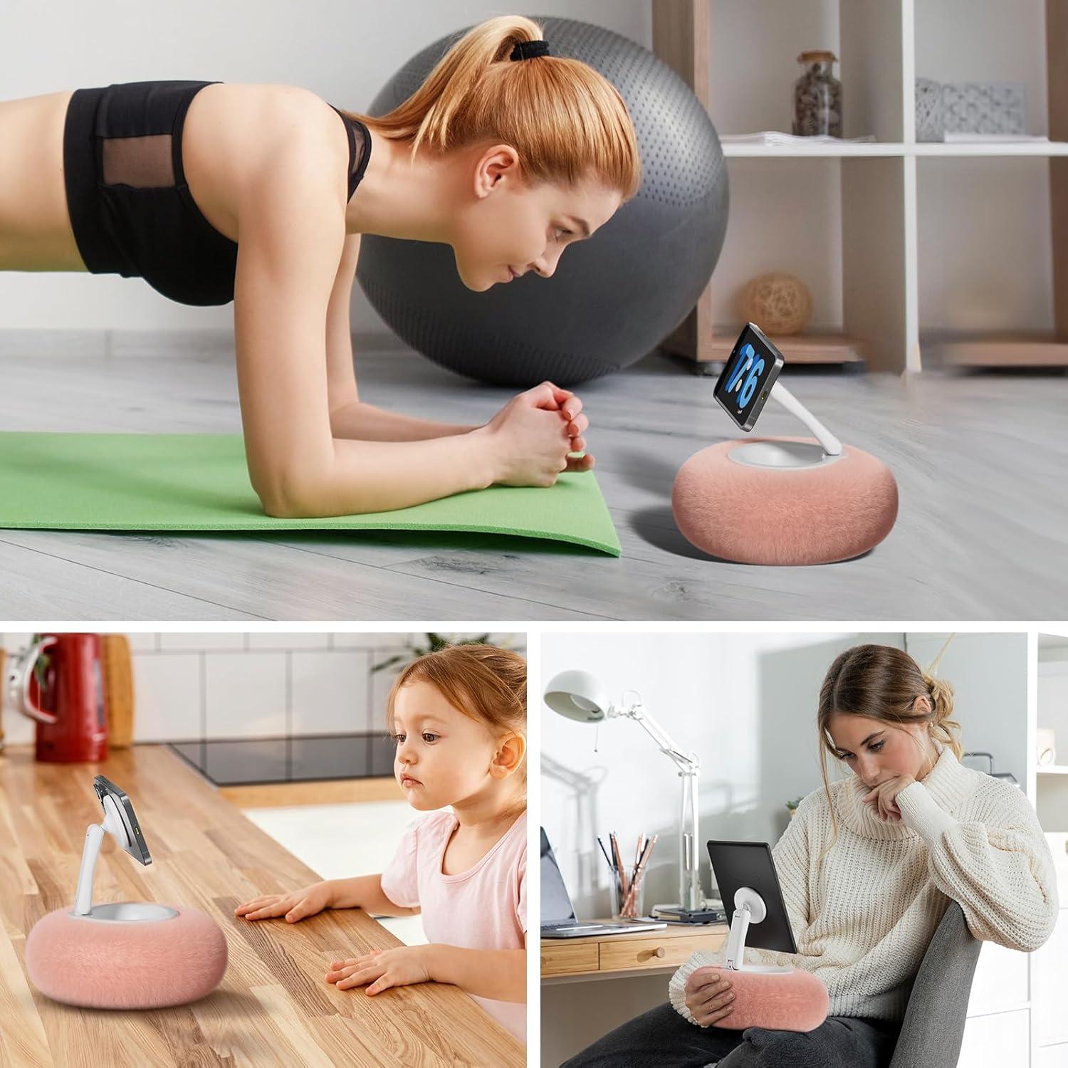 Soporte de Almohada Magnético SupeDesk Rosa para Teléfono 3.5-7"