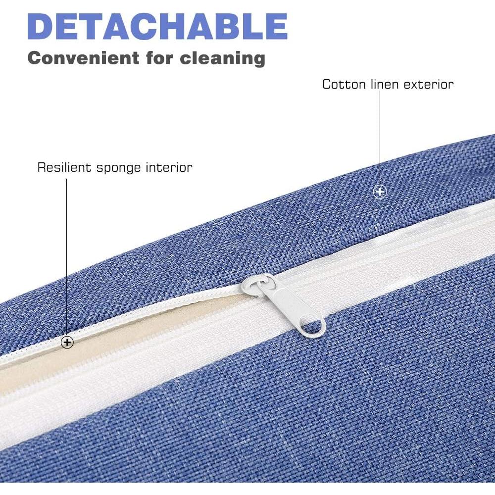 Soporte de Almohada para Tableta MoKo Azul Mezclilla 32x24x17 cm