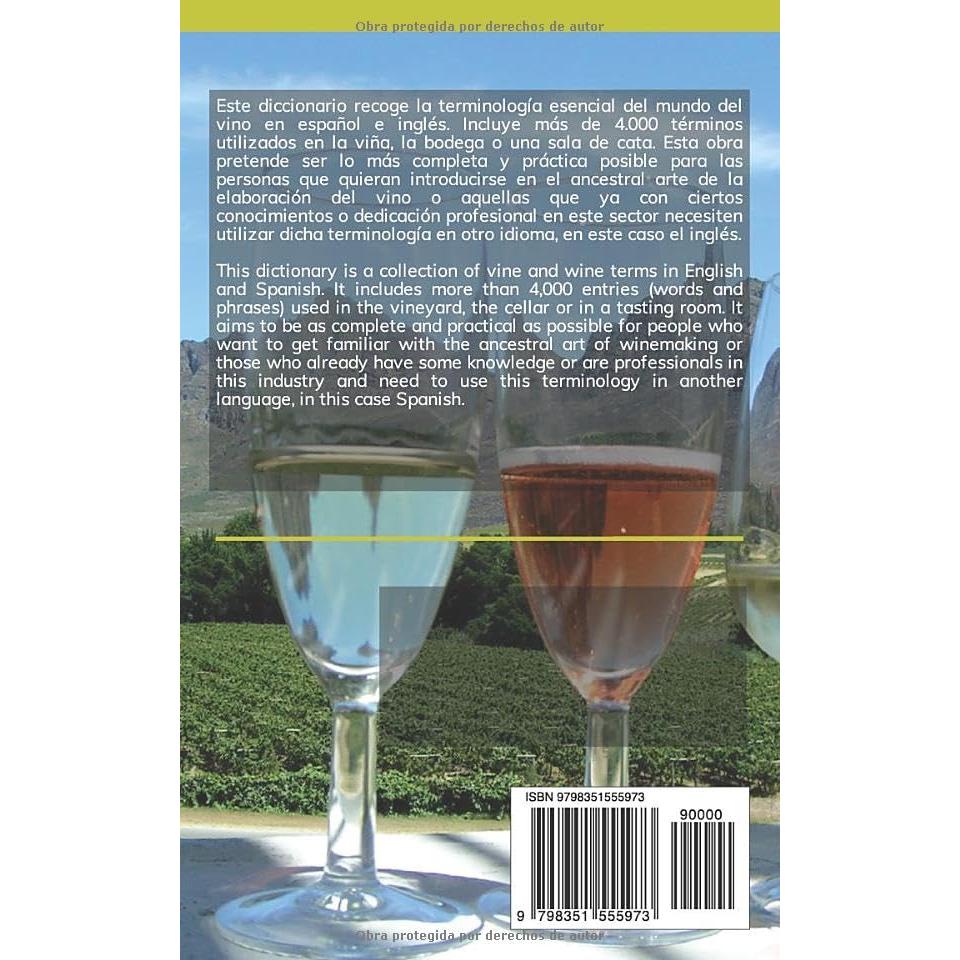 DICCIONARIO DE LA VIÑA Y EL VINO / VINE AND WINE DICTIONARY: Español-Inglés / English-Spanish (DICCIONARIOS MULTILINGÜES DEL VINO) (Spanish Edition)