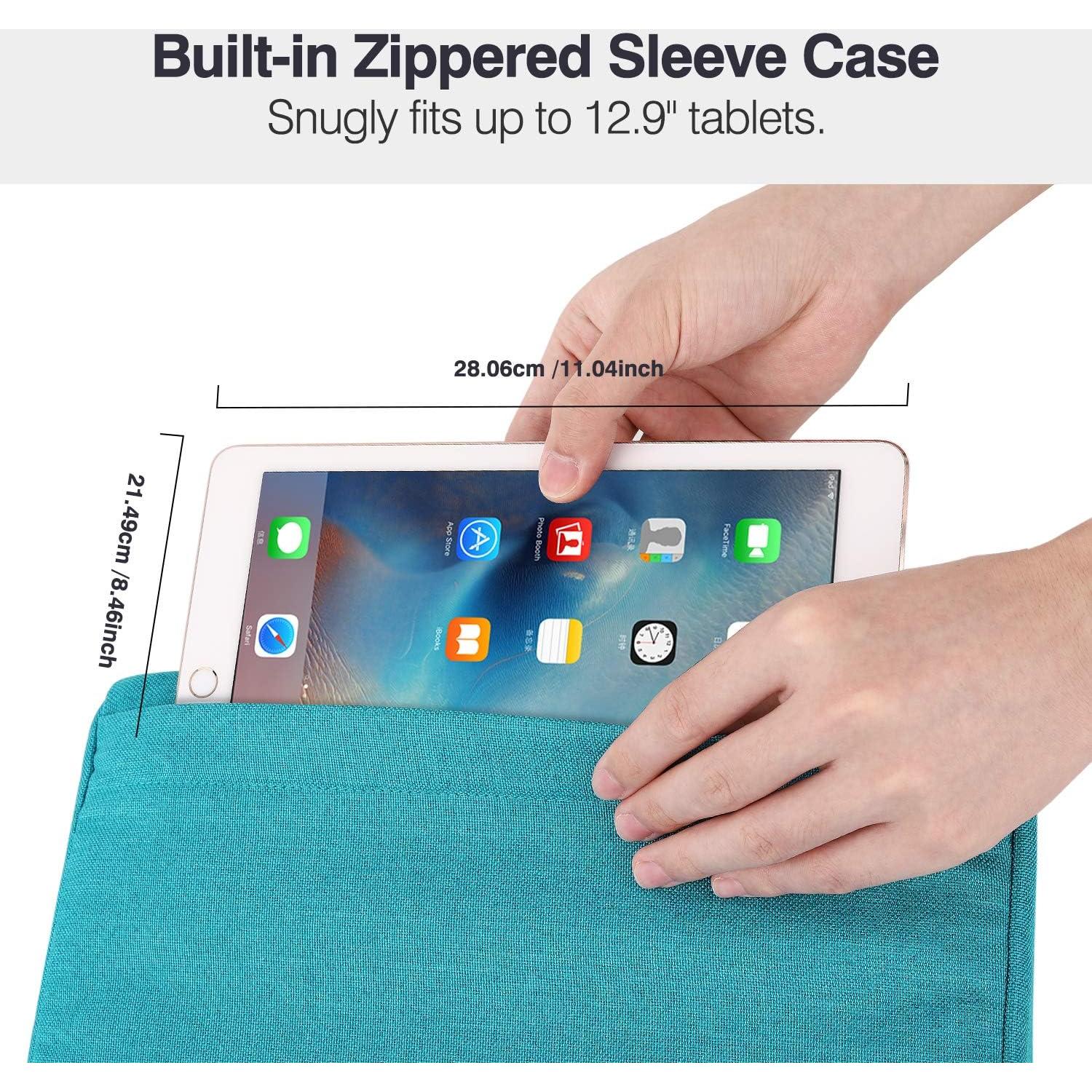 Soporte de Almohada para Tableta MoKo - Azul Marino, 32.77 cm