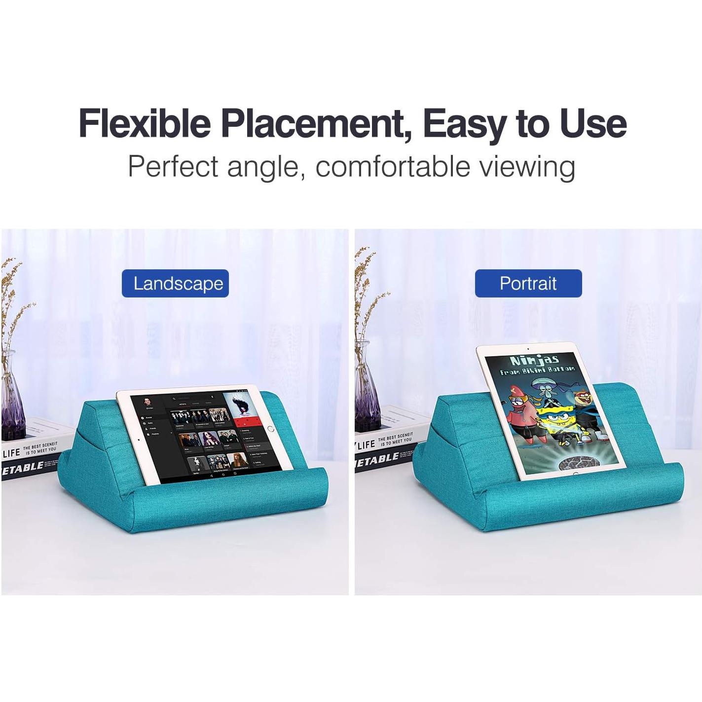 Soporte de Almohada para Tableta MoKo - Azul Marino, 32.77 cm