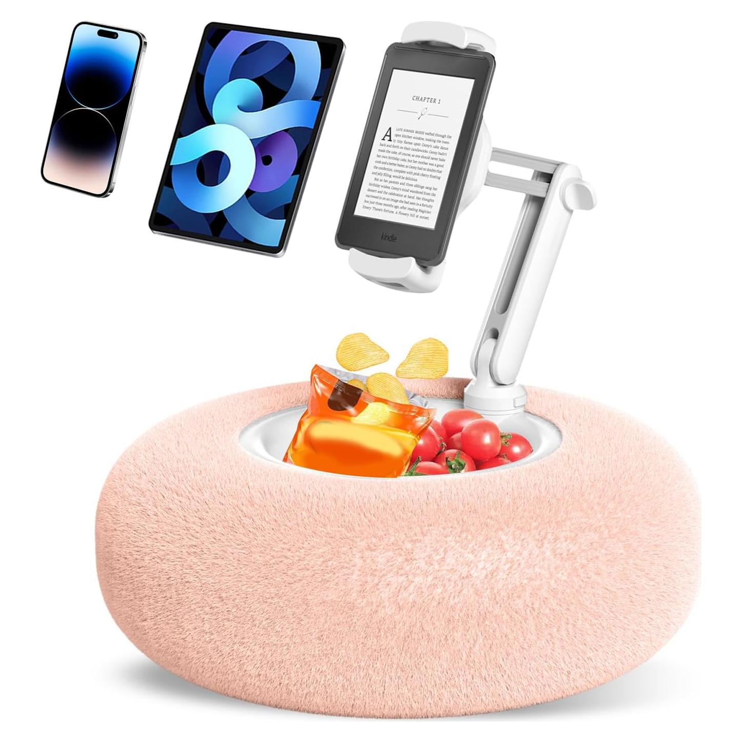 Soporte de Almohada para Kindle y Tablet PlsHugek Rosa