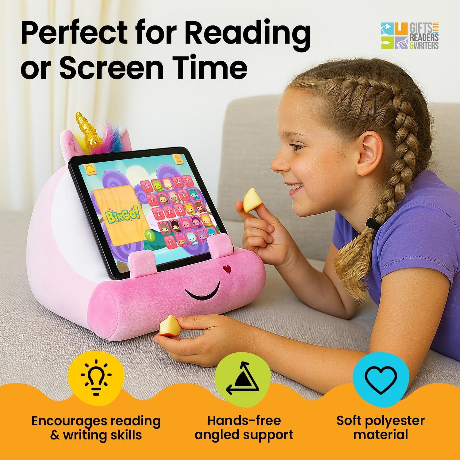 Soporte de Almohada para Tabletas Unicornio - Regalos para Niños
