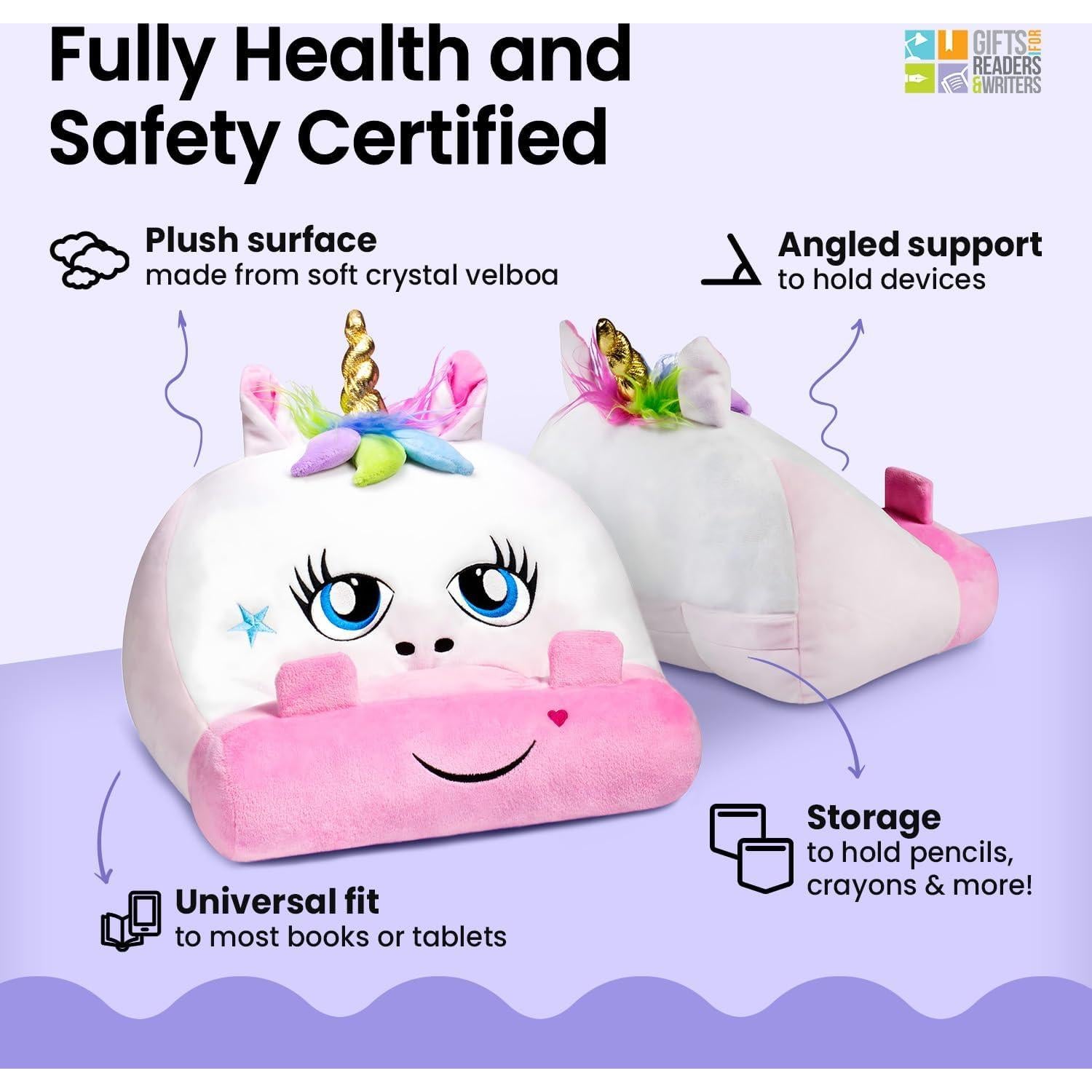 Soporte de Almohada para Tabletas Unicornio - Regalos para Niños
