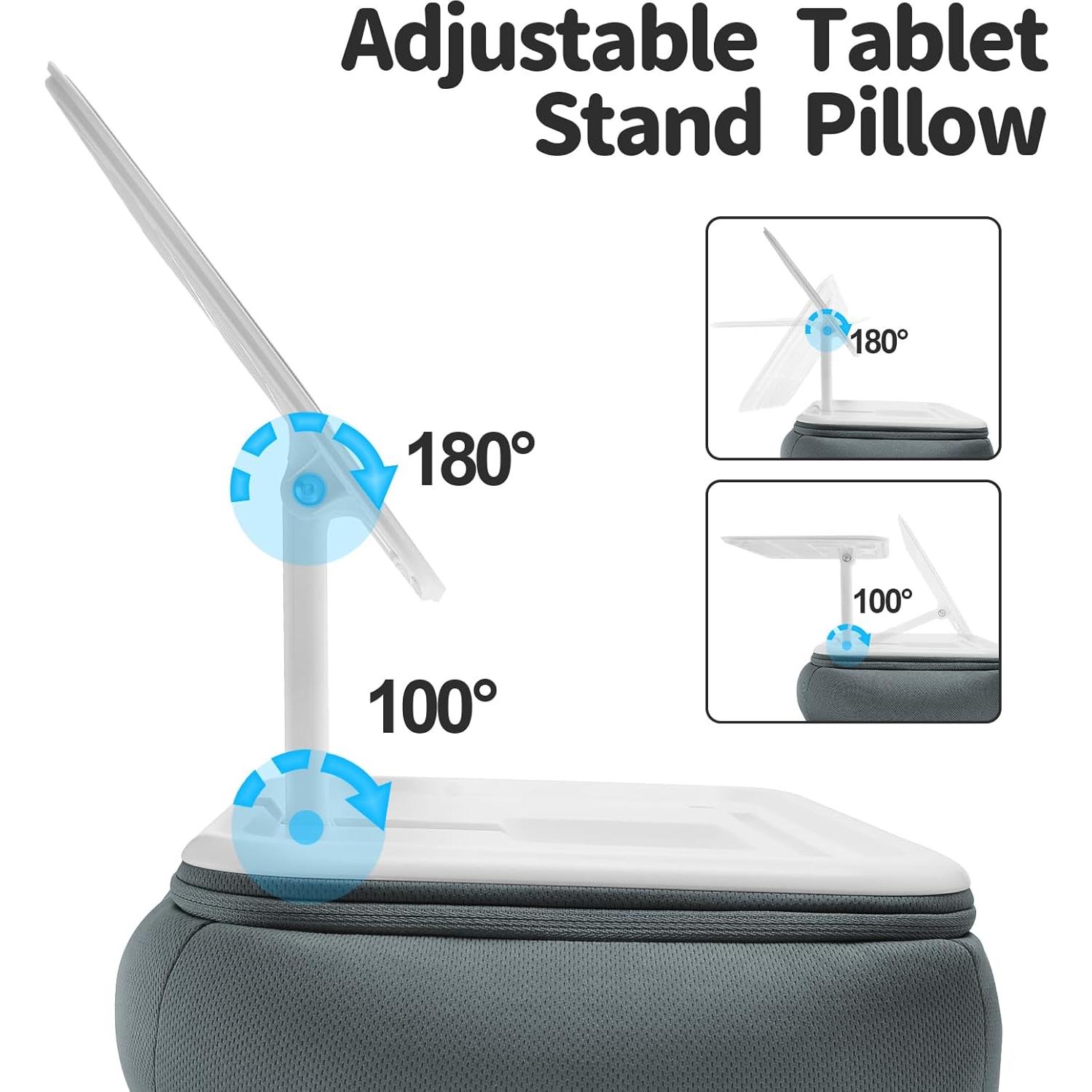 Soporte de Almohada CGBE para Kindle y Tabletas - Gris