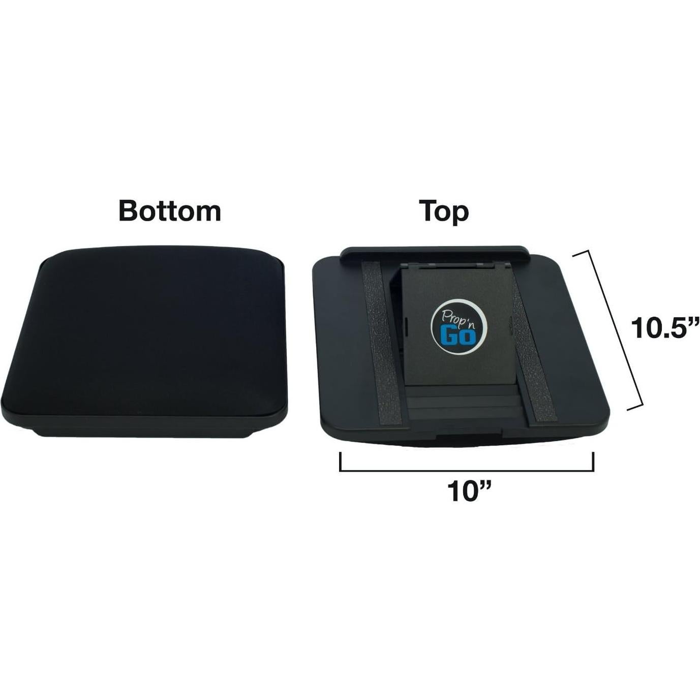 Soporte Electrónico Portátil Padded Spaces PNGOS-BLCK - 14 Ángulos Ajustables, Espuma de Memoria, Compatible con Tablets y Laptops hasta 4.54 kg