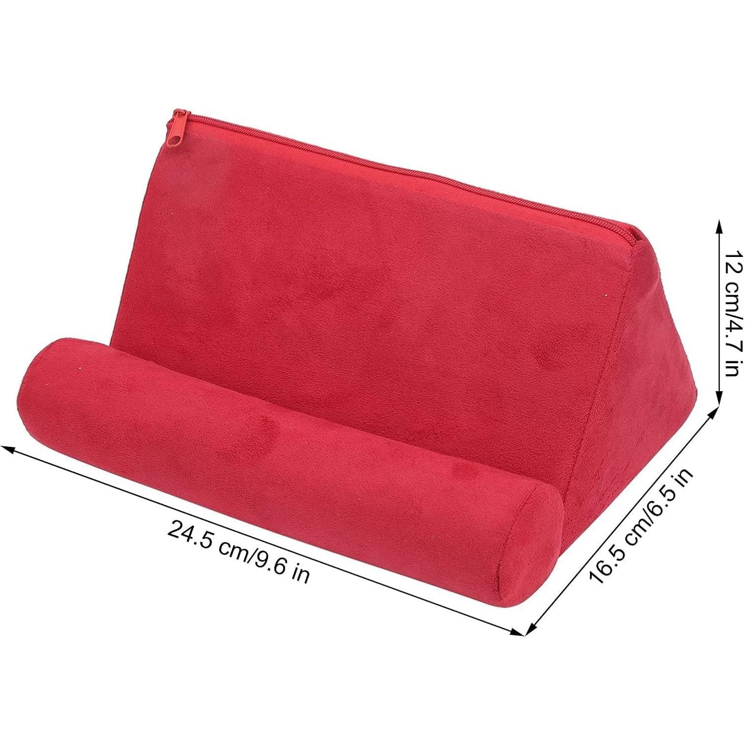 Soporte de Almohada para Tableta Cyrank Rojo 24.5x16.5x12 cm