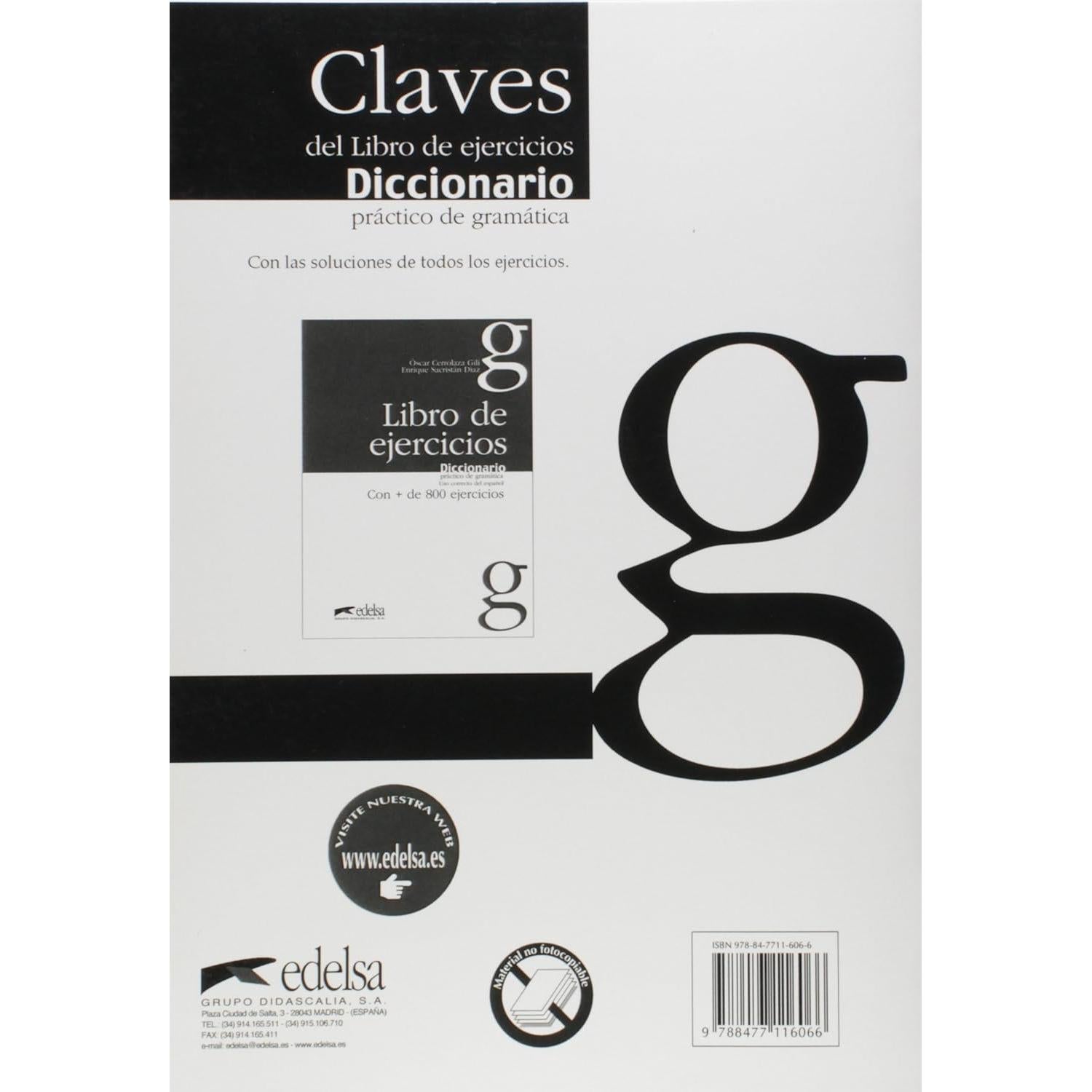 Diccionario práctico de la gramática - libro de claves (Spanish Edition)