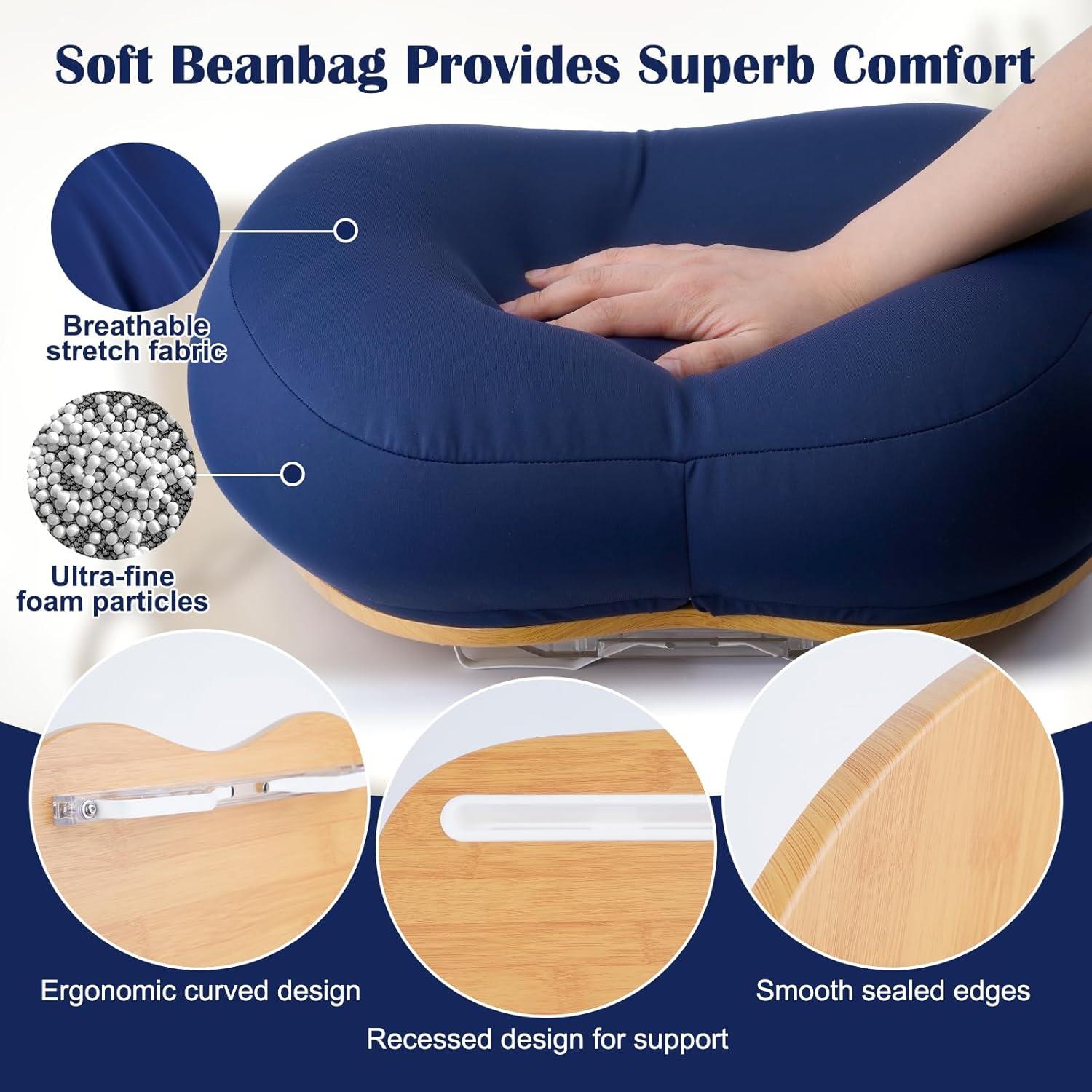 Soporte de Libro CloudTrip CT-116BS Grande Azul Ergonómico