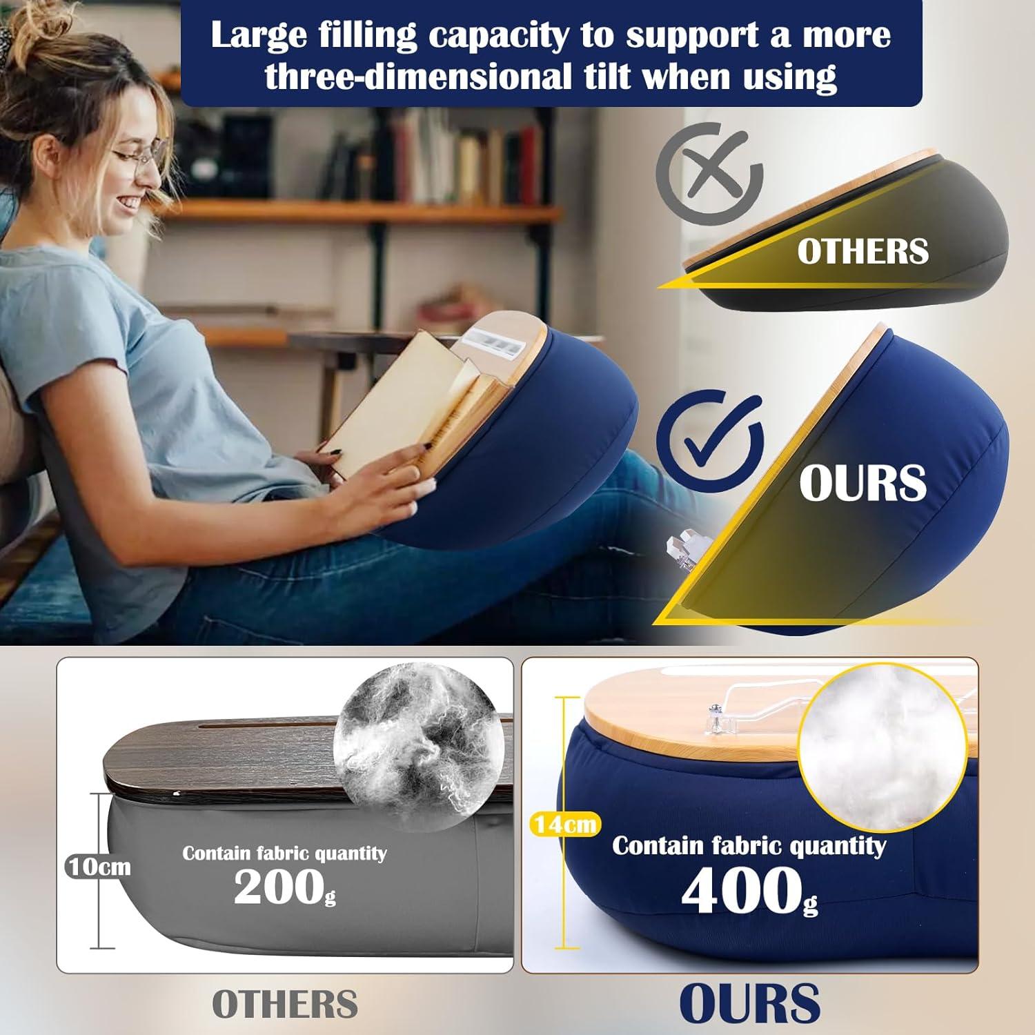 Soporte de Libro CloudTrip CT-116BS Grande Azul Ergonómico