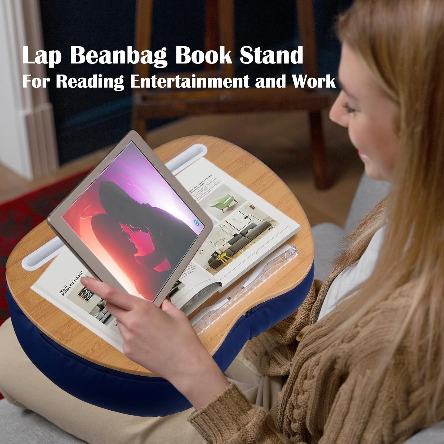 Soporte de Libro CloudTrip CT-116BS Grande Azul Ergonómico