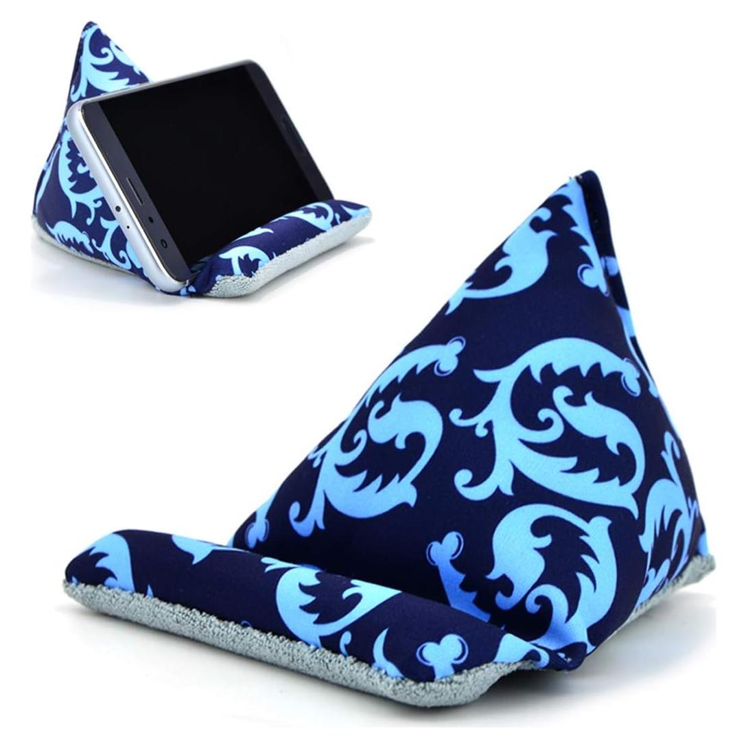 Soporte de Teléfono de Escritorio Almohada Fangqian Azul