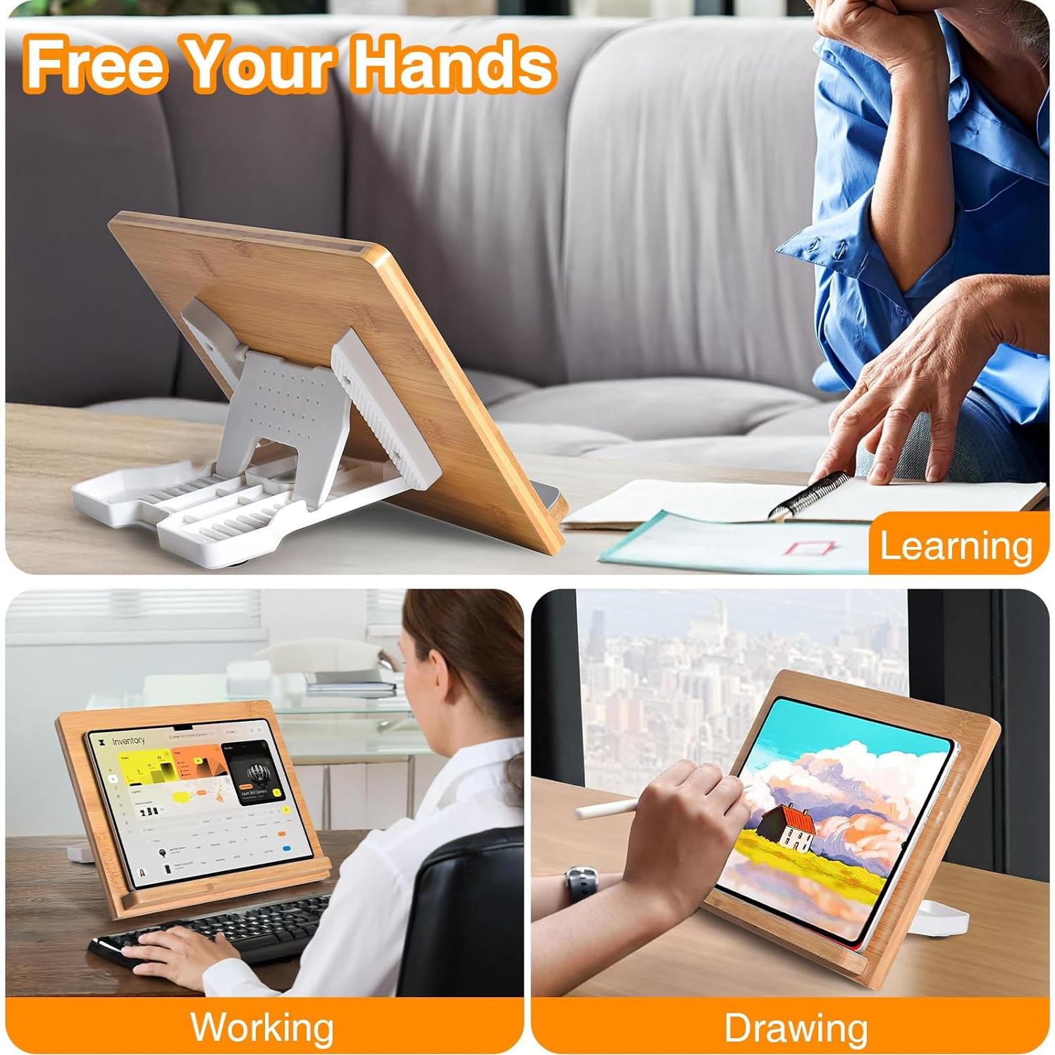 Soporte Universal para Tabletas Wishacc 28x20.8 cm Ajustable