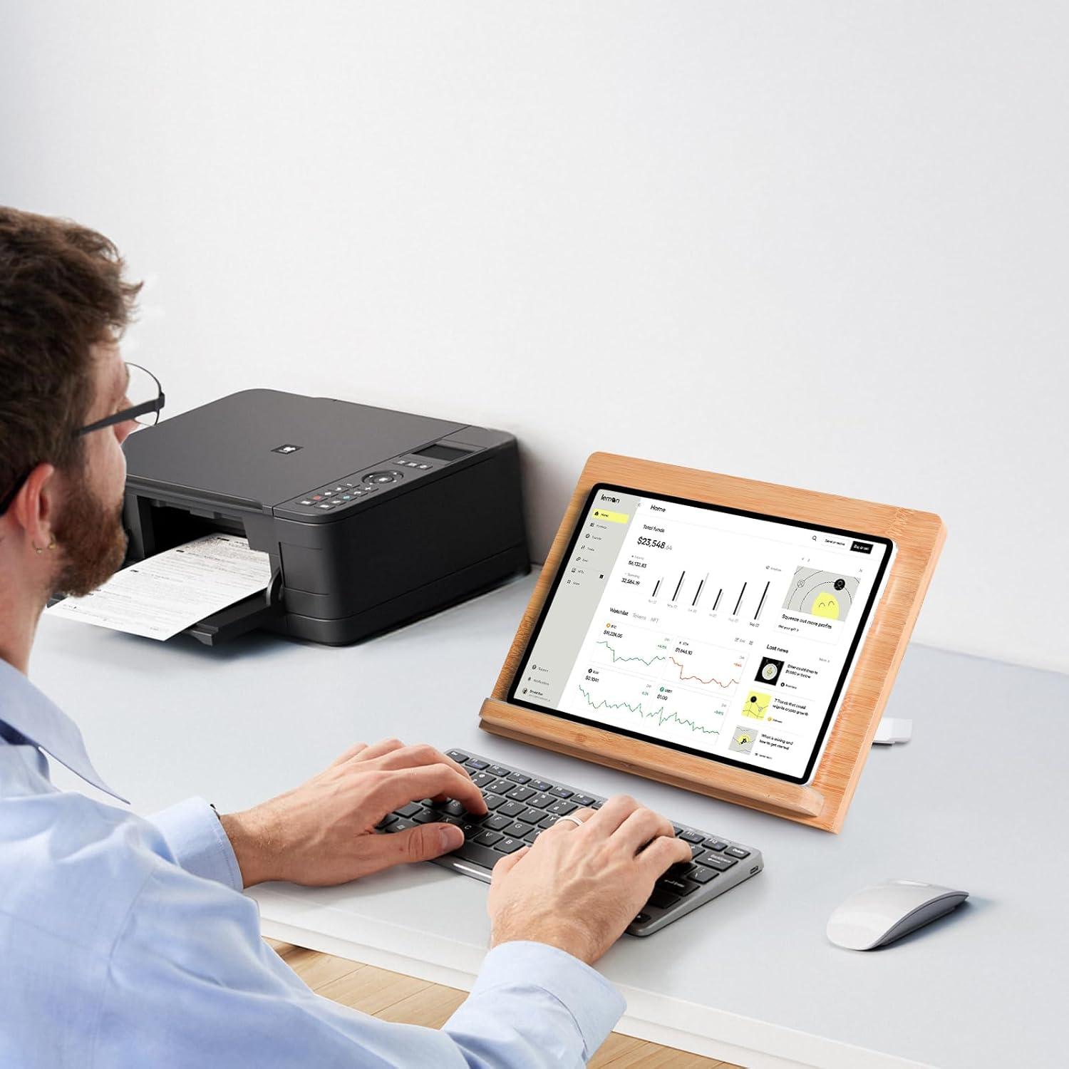 Soporte Universal para Tabletas Wishacc 28x20.8 cm Ajustable