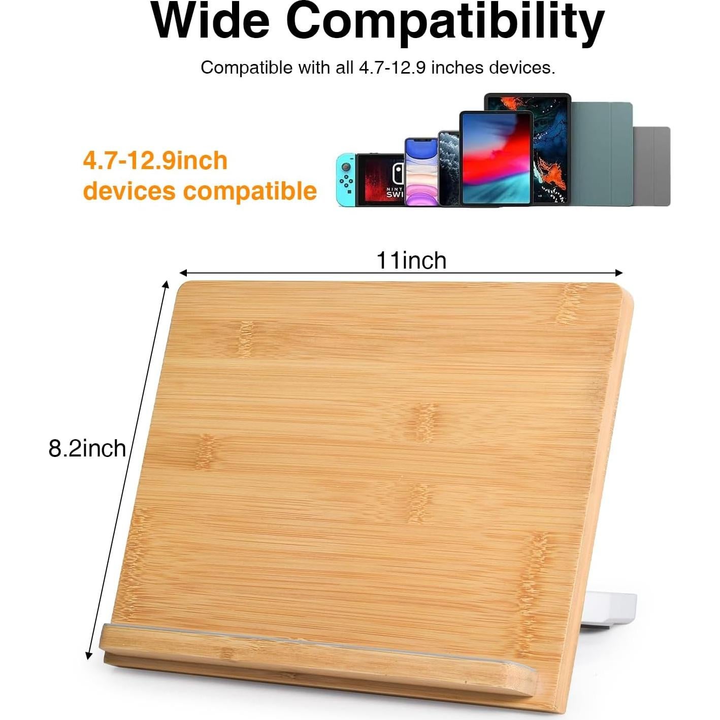 Soporte Universal para Tabletas Wishacc 28x20.8 cm Ajustable