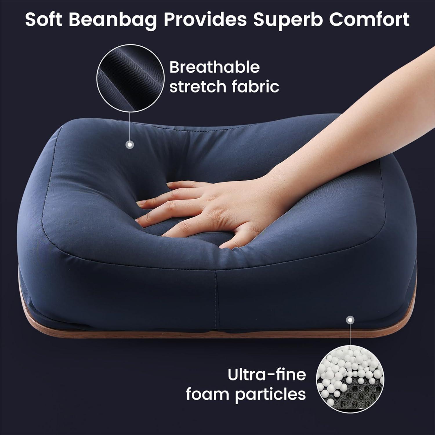 Soporte de Libro SUETPYE Almohada Manos Libres Gris Suave