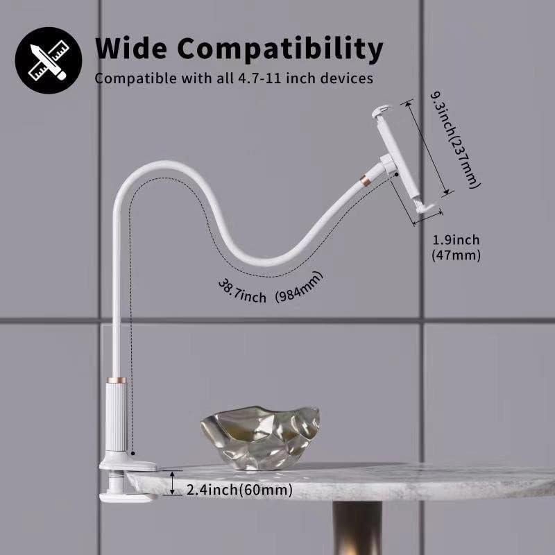 Soporte Flexible para Tableta Niumowa S-2 - 98 cm Blanco