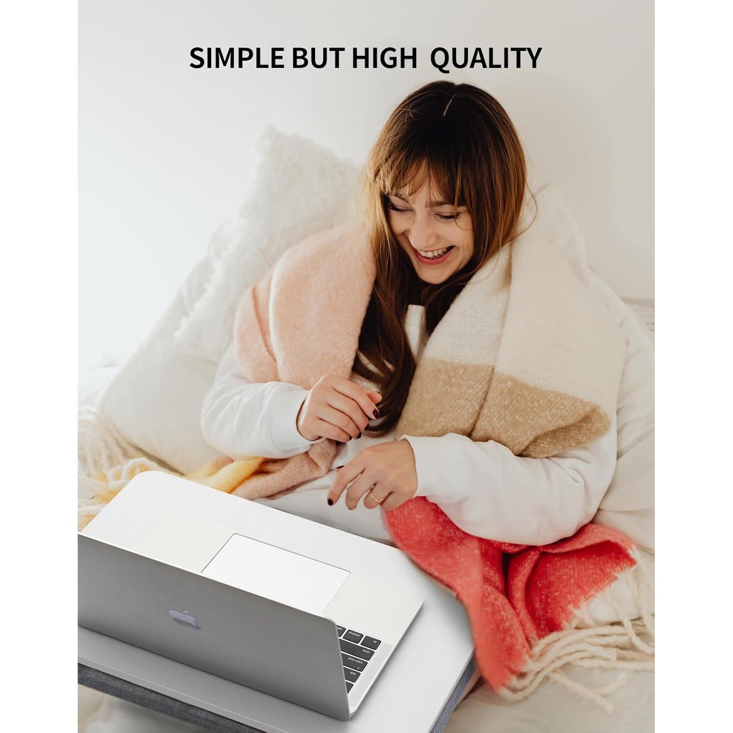 Escritorio Portátil para Laptop ZEAPTAC Blanco 43.4x32.5cm