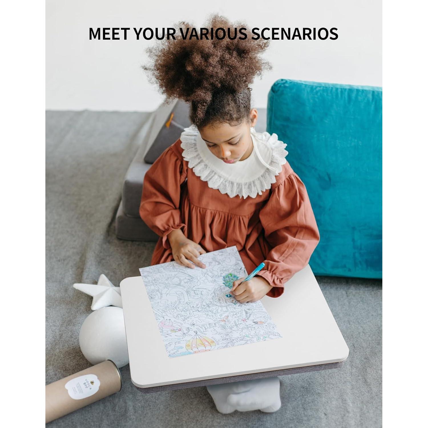 Escritorio Portátil para Laptop ZEAPTAC Blanco 43.4x32.5cm