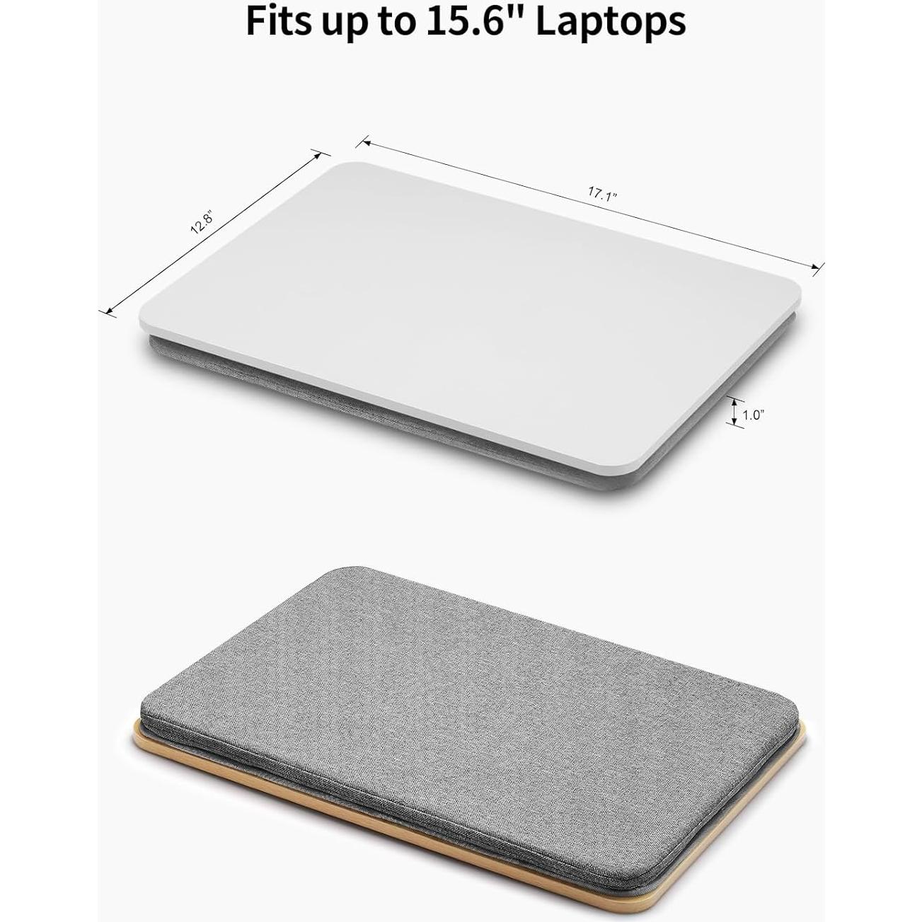 Escritorio Portátil para Laptop ZEAPTAC Blanco 43.4x32.5cm