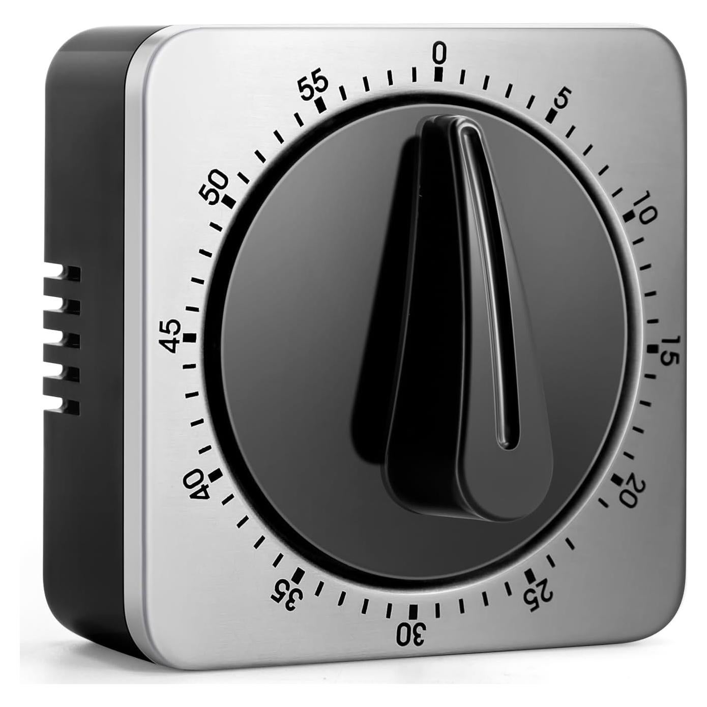 Temporizador de Cocina Mecánico Albayrak 100% Acero Inoxidable