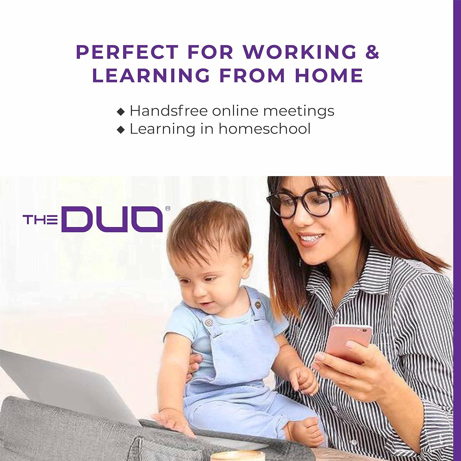 Soporte para Laptop THE DUO 2.0 - Almohada Espuma Memoria 40x35cm