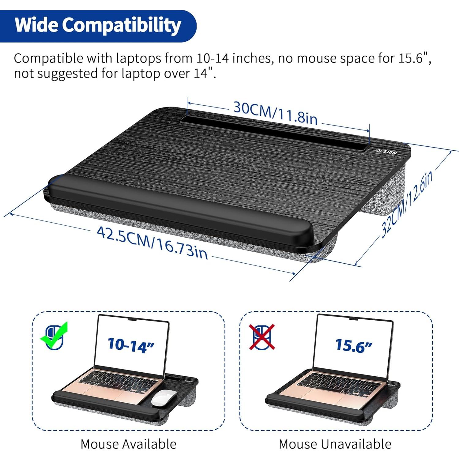 Soporte para Laptop BESIGN LT08, Escritorio Portátil 42.4x32cm
